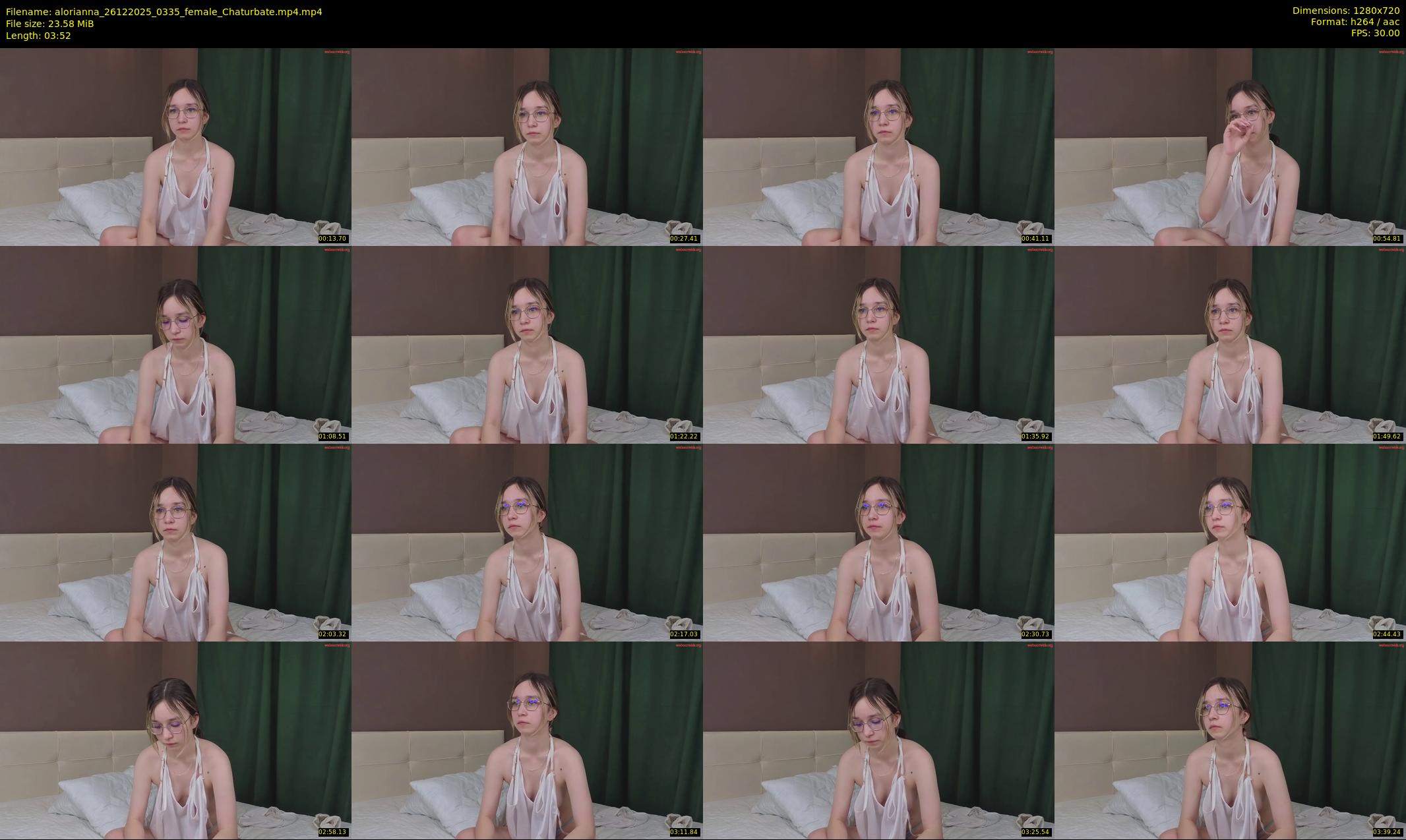 alorianna — 4 minute Chaturbate female cam show recording, 720p, Dec 26, 2025