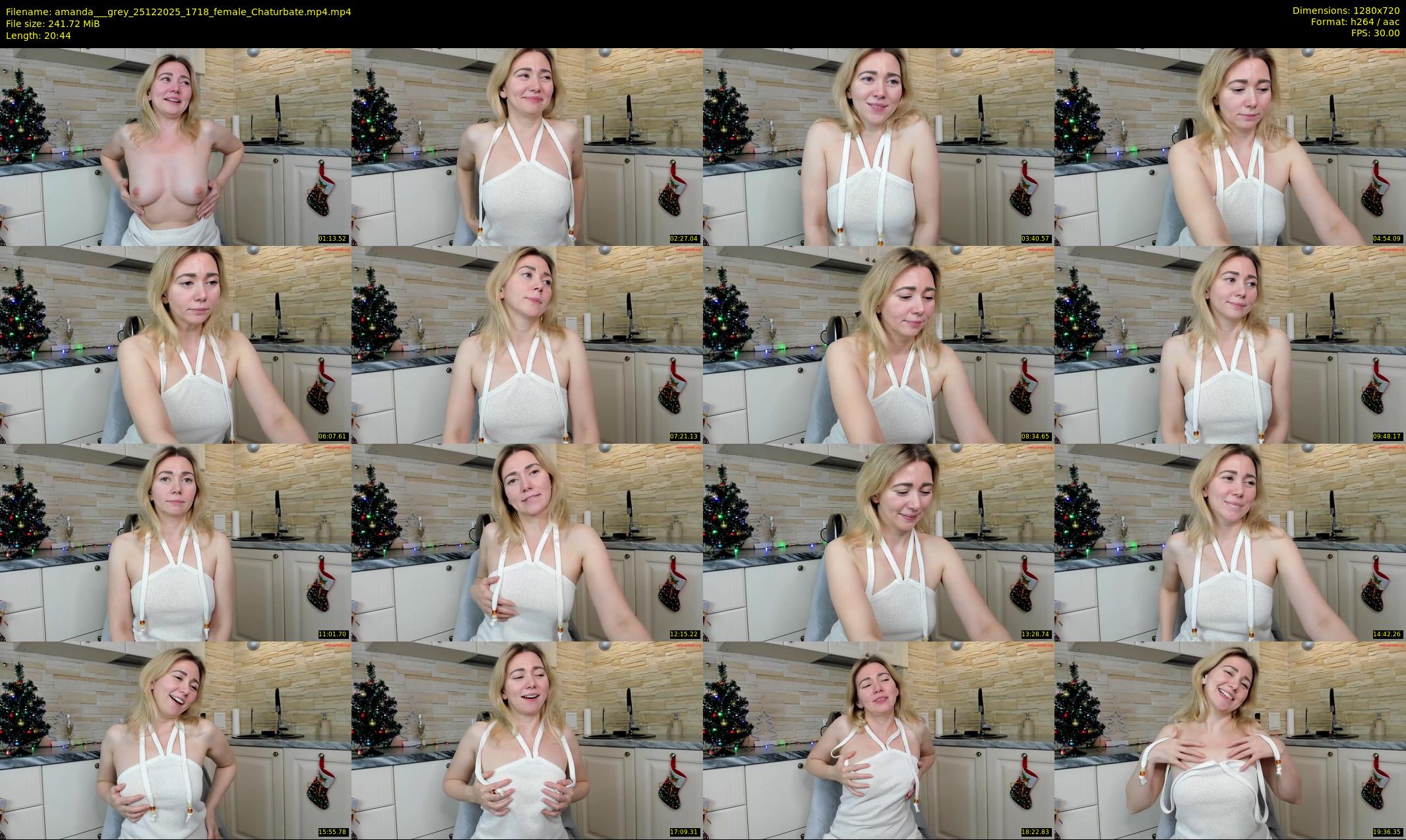 amanda___grey — 21 minute Chaturbate female cam show recording, 720p, Dec 25, 2025