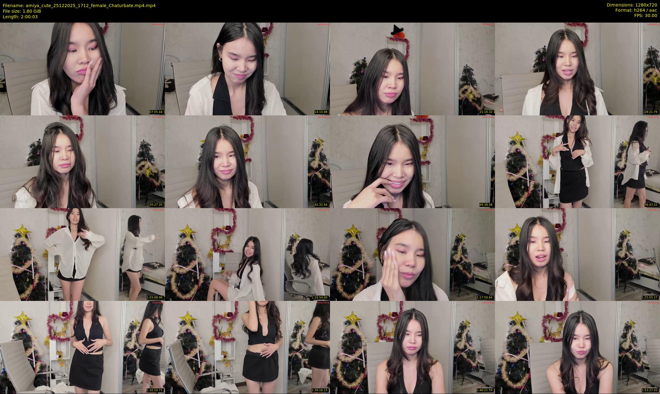 amiya_cute — 121 minute Chaturbate female cam show recording, 720p, Dec 25, 2025