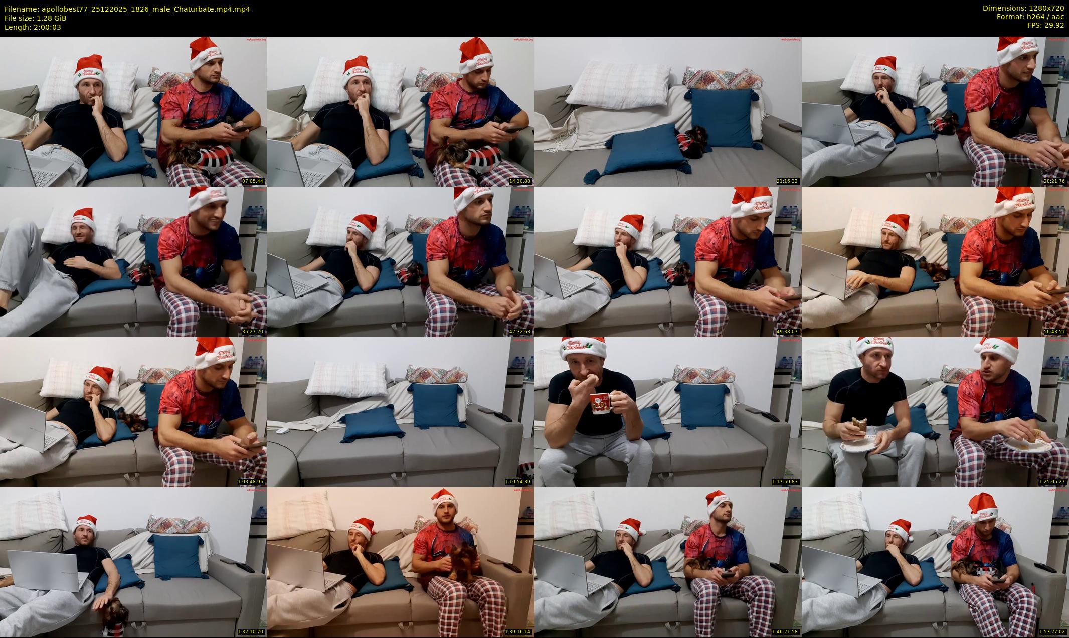 apollobest77 — 121 minute Chaturbate male cam show recording, 720p, Dec 25, 2025