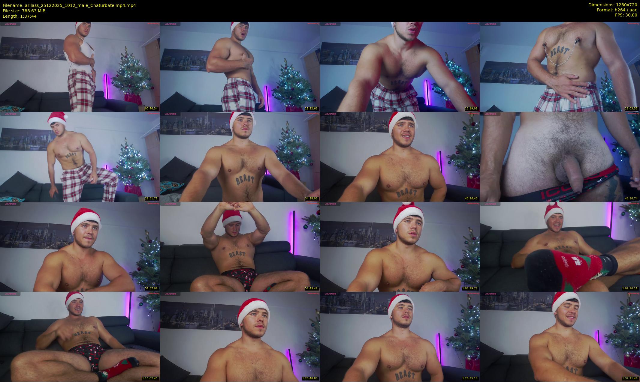 arilass — 98 minute Chaturbate male cam show recording, 720p, Dec 25, 2025