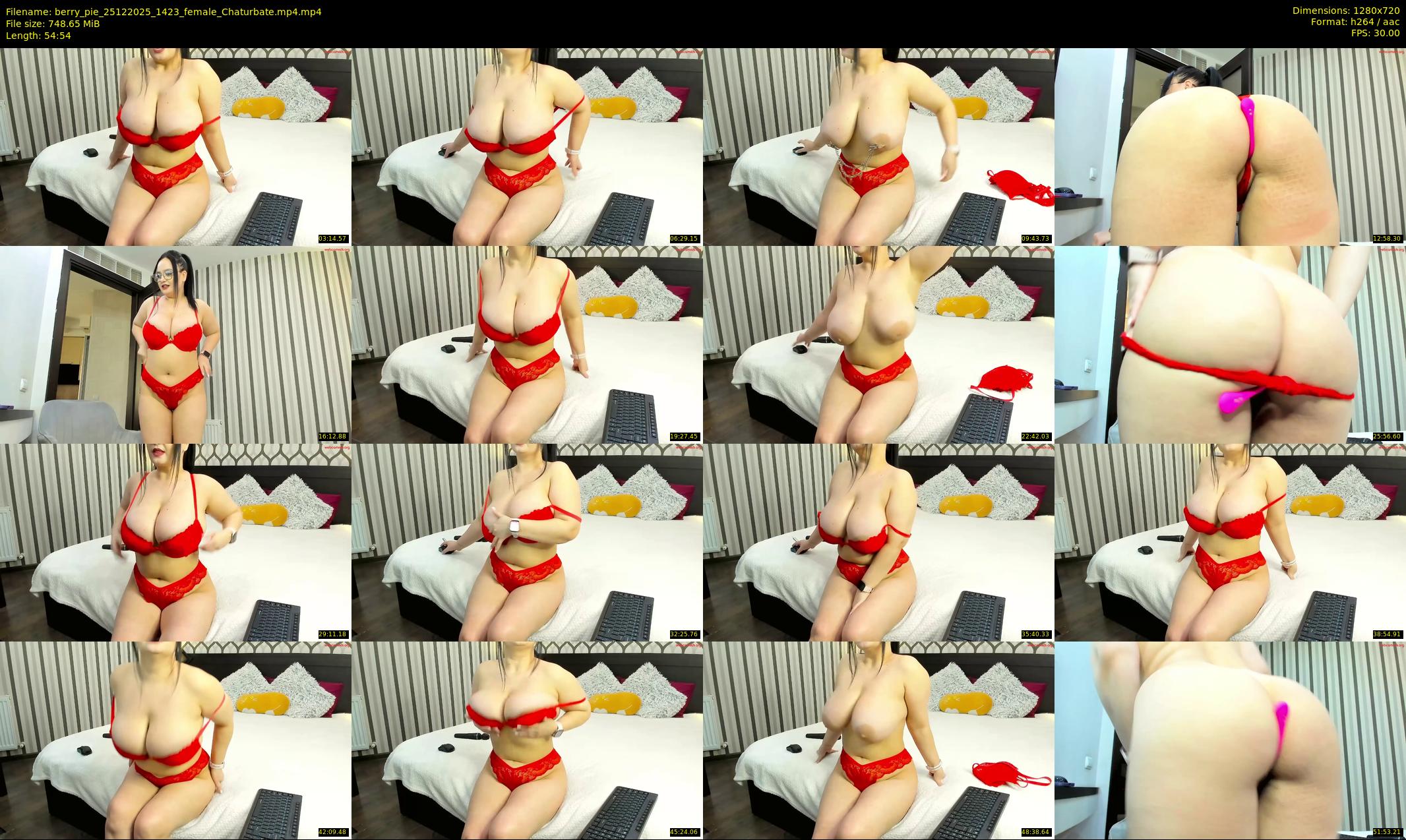 berry_pie — 55 minute Chaturbate female cam show recording, 720p, Dec 25, 2025