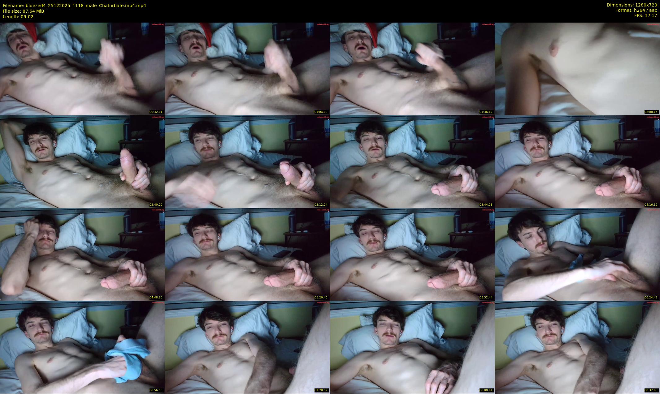 bluezed4 — 10 minute Chaturbate male cam show recording, 720p, Dec 25, 2025