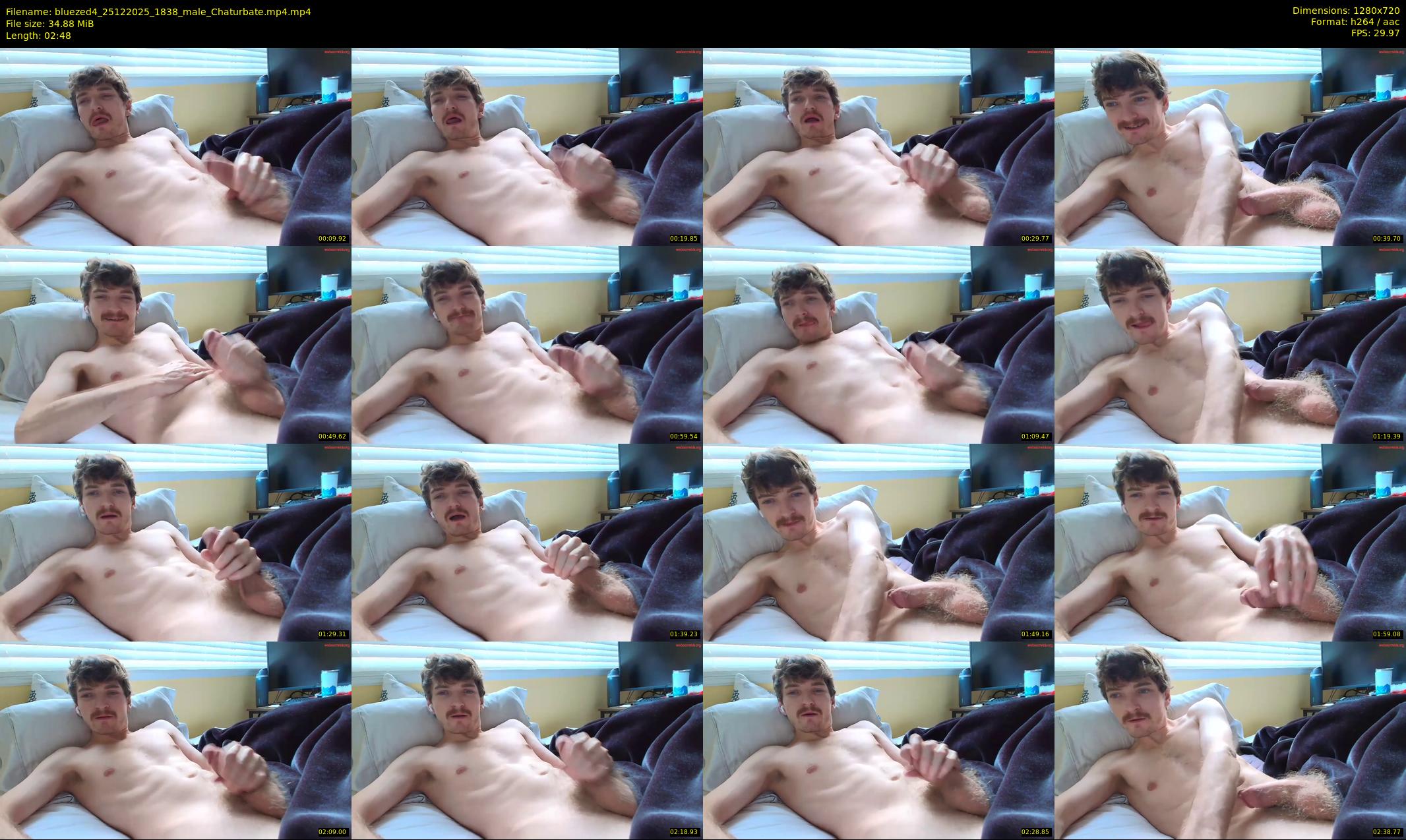 bluezed4 — 3 minute Chaturbate male cam show recording, 720p, Dec 25, 2025