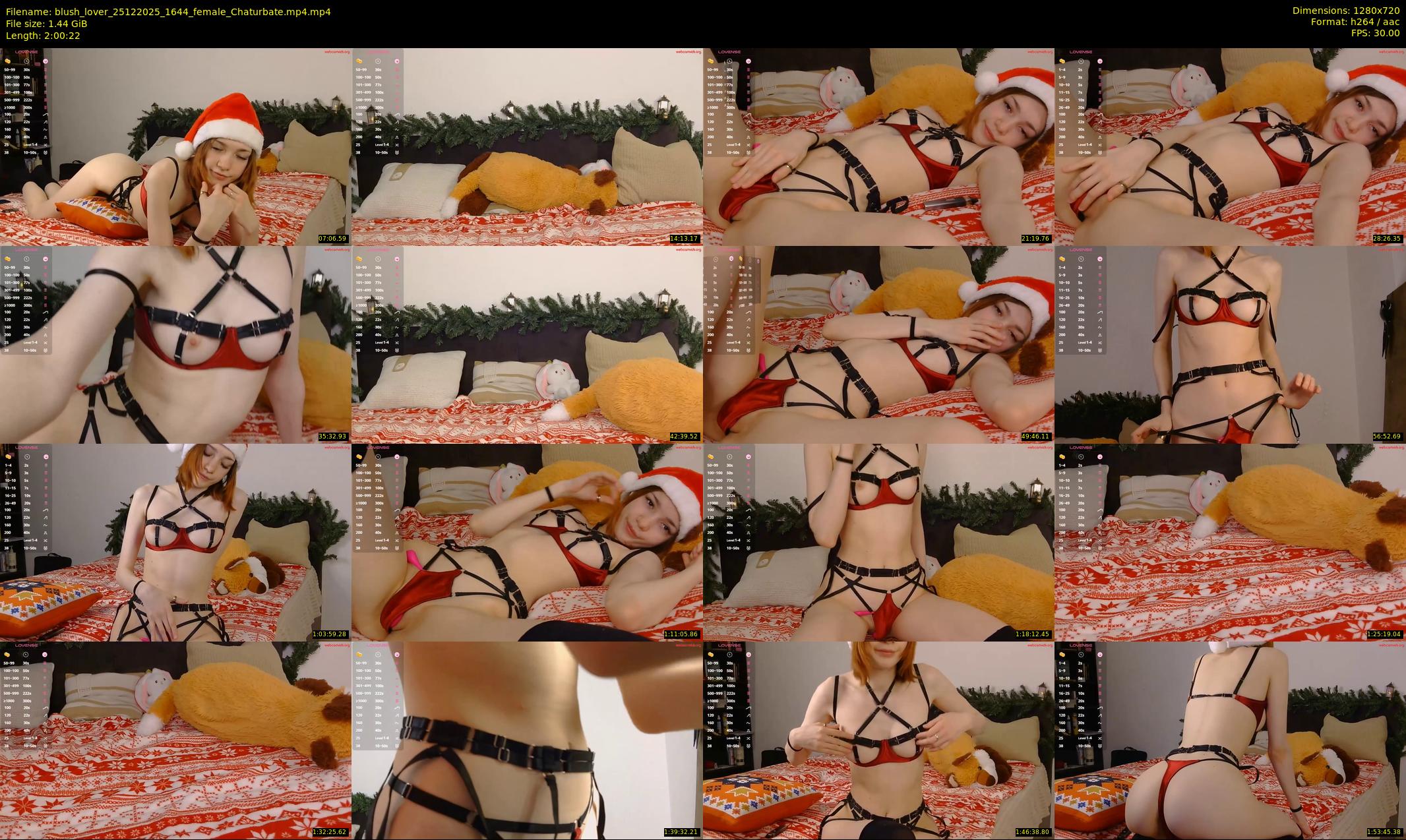 blush_lover — 121 minute Chaturbate female cam show recording, 720p, Dec 25, 2025