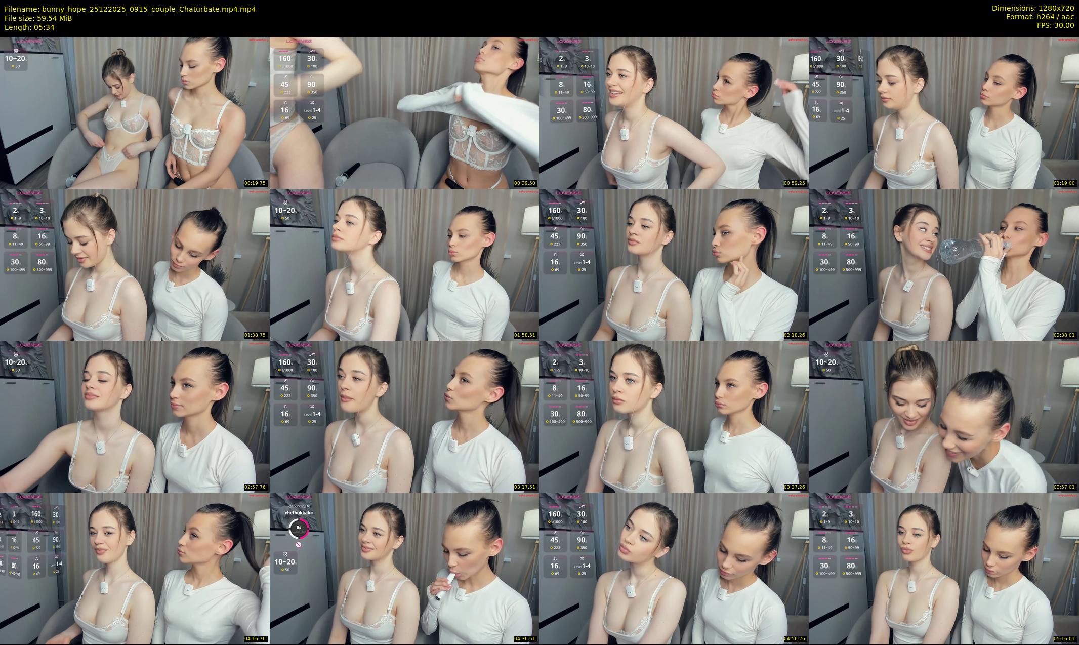 bunny_hope — 6 minute Chaturbate female cam show recording, 720p, Dec 25, 2025