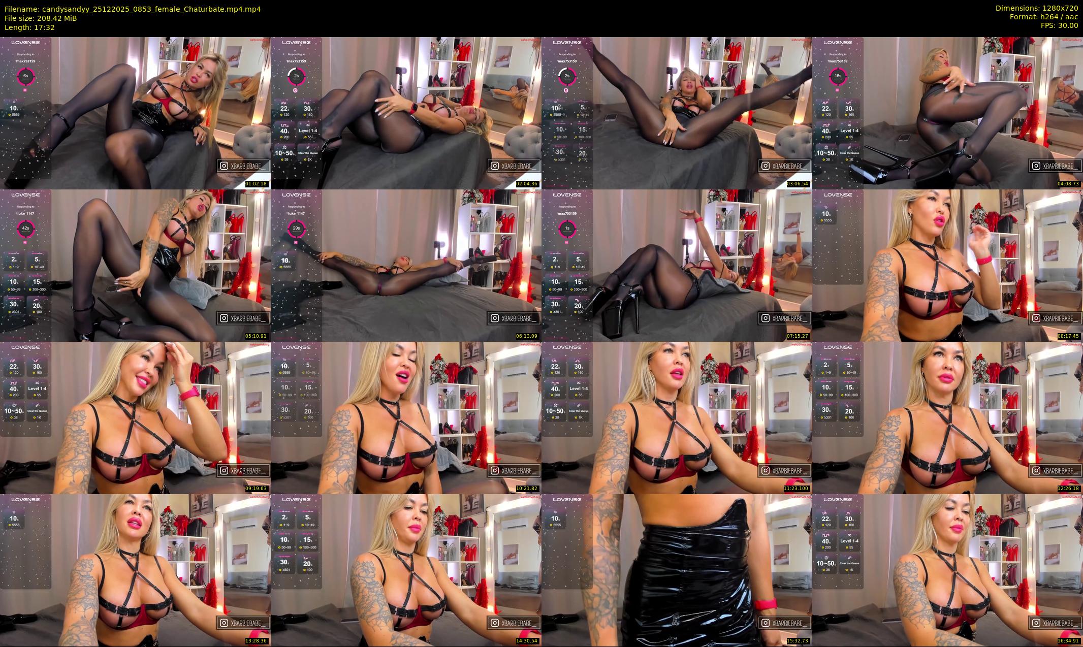 candysandyy — 18 minute Chaturbate female cam show recording, 720p, Dec 25, 2025
