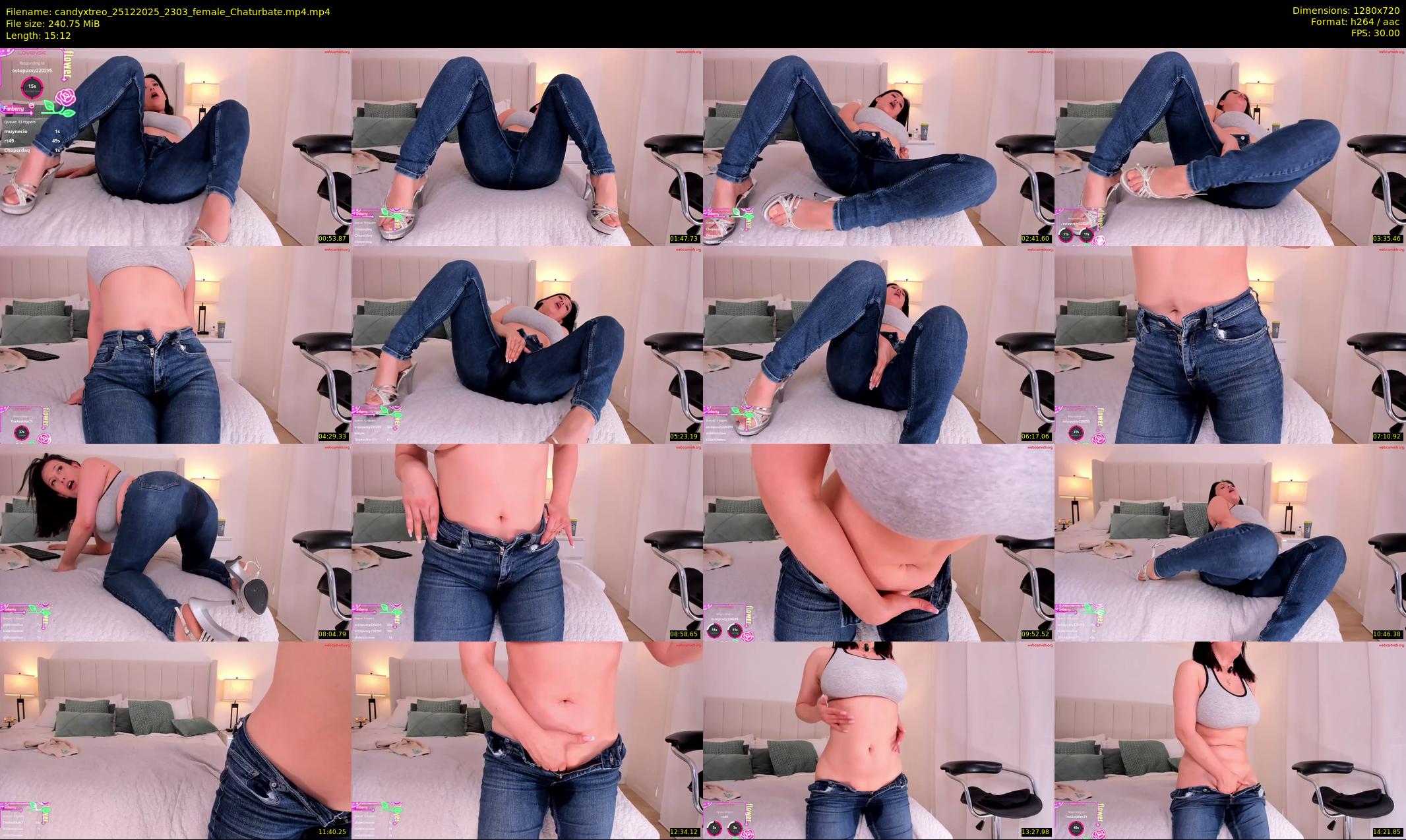 candyxtreo — 16 minute Chaturbate couple cam show recording, 720p, Dec 25, 2025