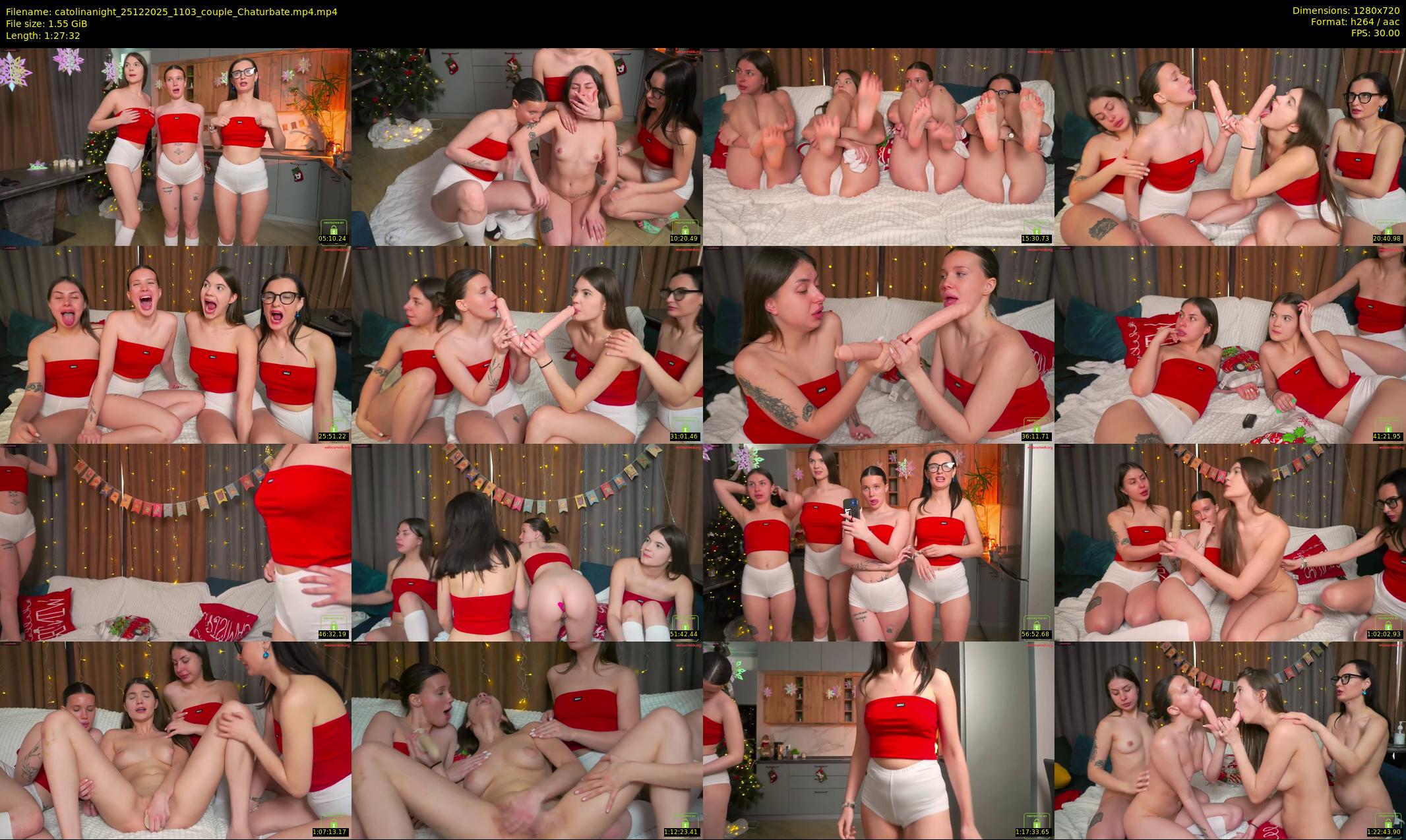 catolinanight — 88 minute Chaturbate couple cam show recording, 720p, Dec 25, 2025