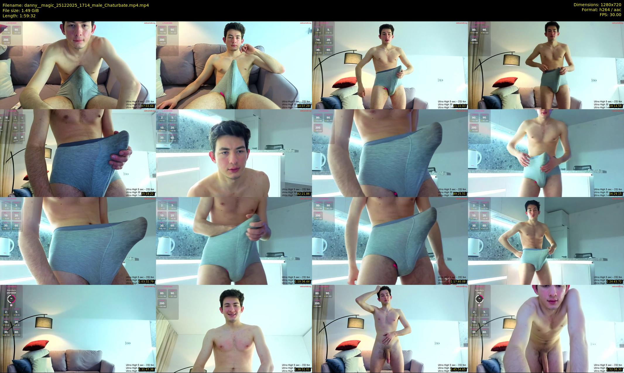 danny__magic — 120 minute Chaturbate male cam show recording, 720p, Dec 25, 2025