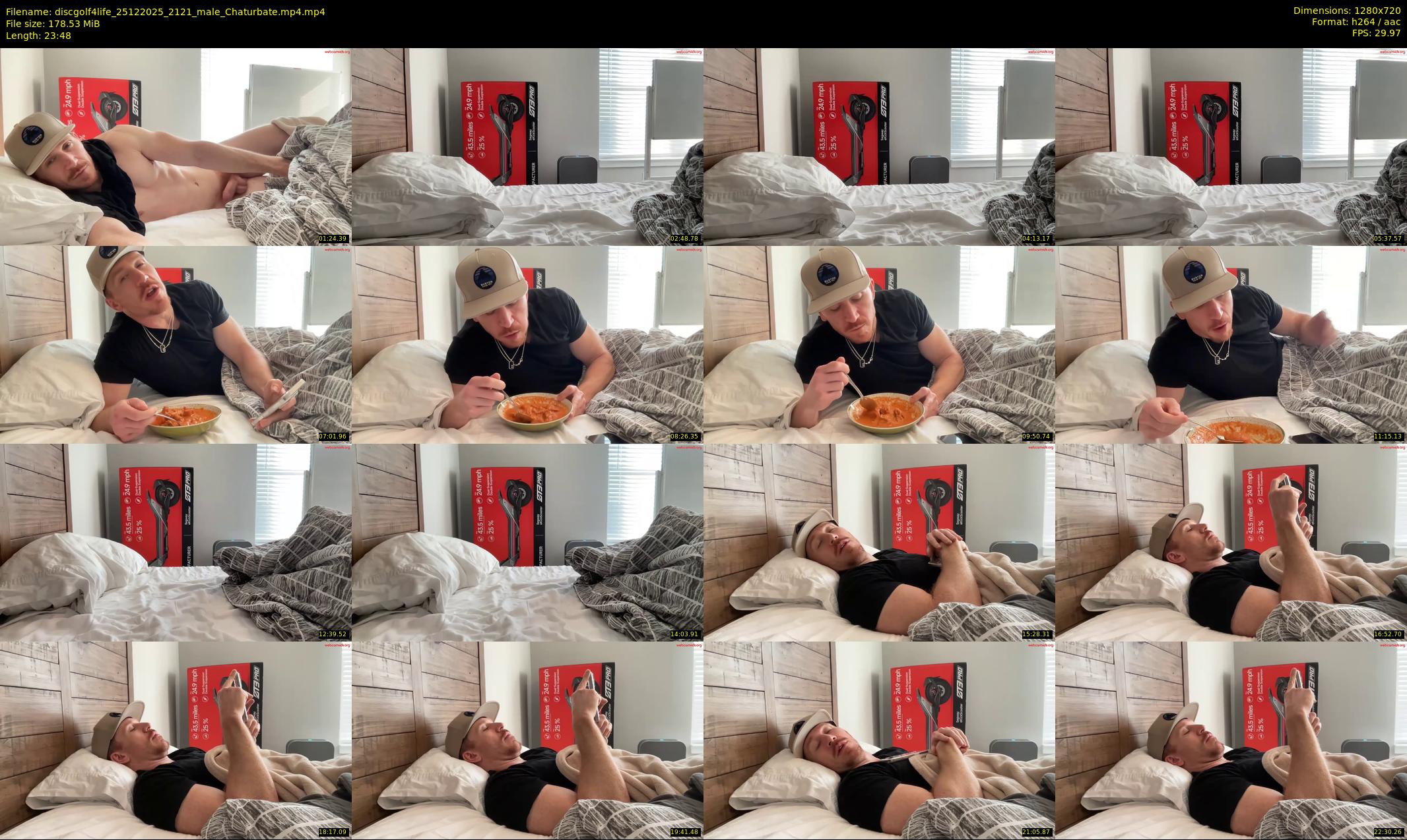 discgolf4life — 24 minute Chaturbate male cam show recording, 720p, Dec 25, 2025