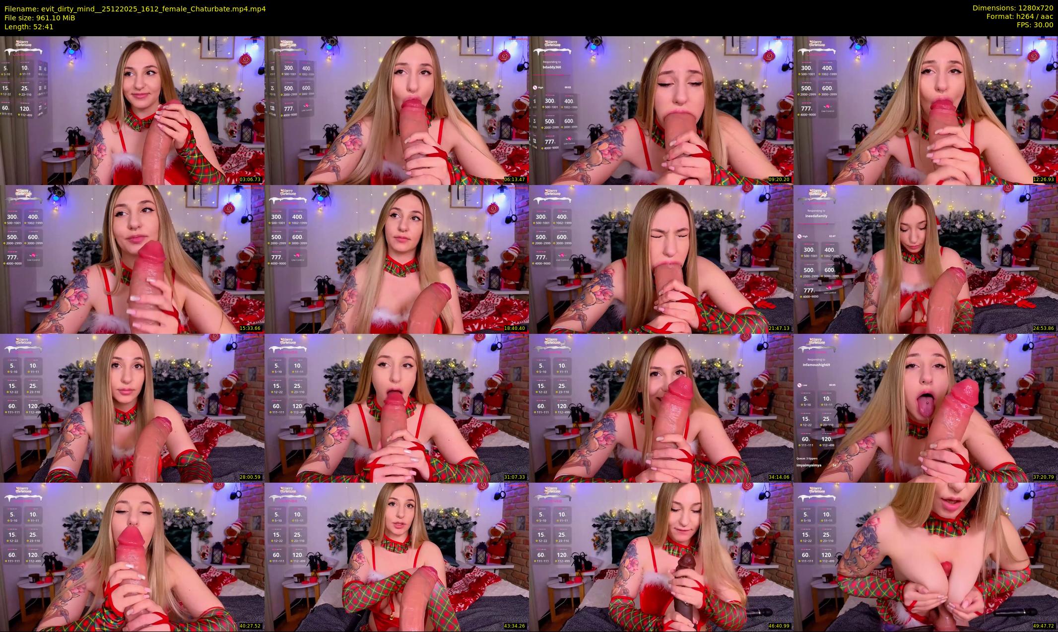 evit_dirty_mind_ — 53 minute Chaturbate couple cam show recording, 720p, Dec 25, 2025