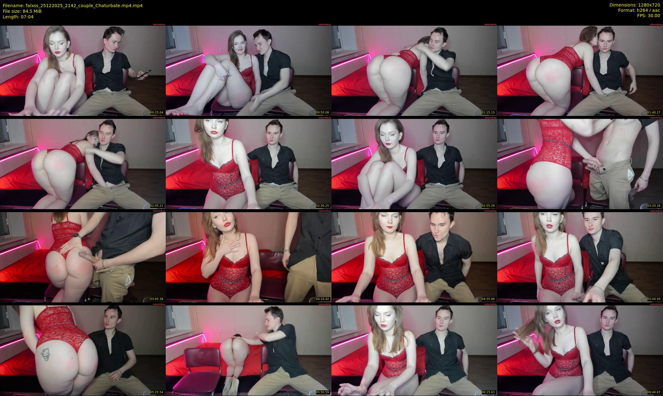 falxss — 8 minute Chaturbate couple cam show recording, 720p, Dec 25, 2025