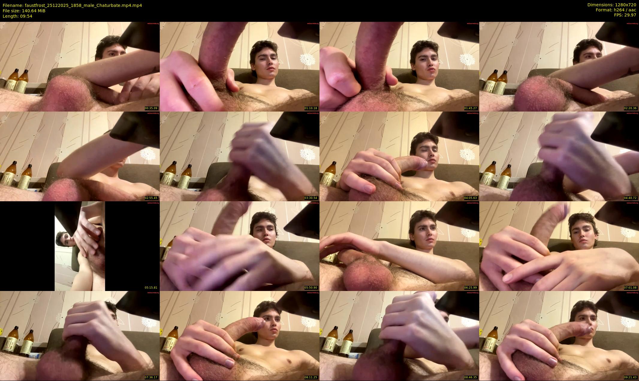 faustfrost — 10 minute Chaturbate male cam show recording, 720p, Dec 25, 2025