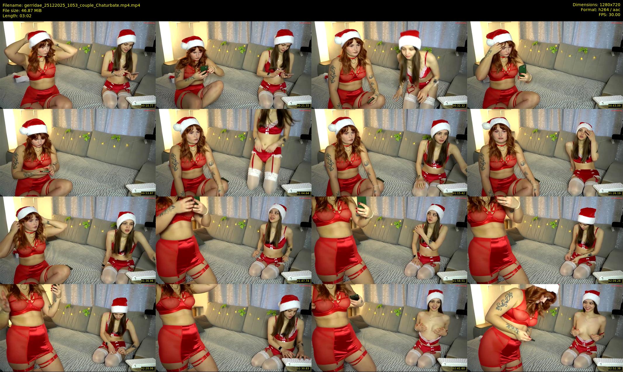 gerridae — 4 minute Chaturbate couple cam show recording, 720p, Dec 25, 2025