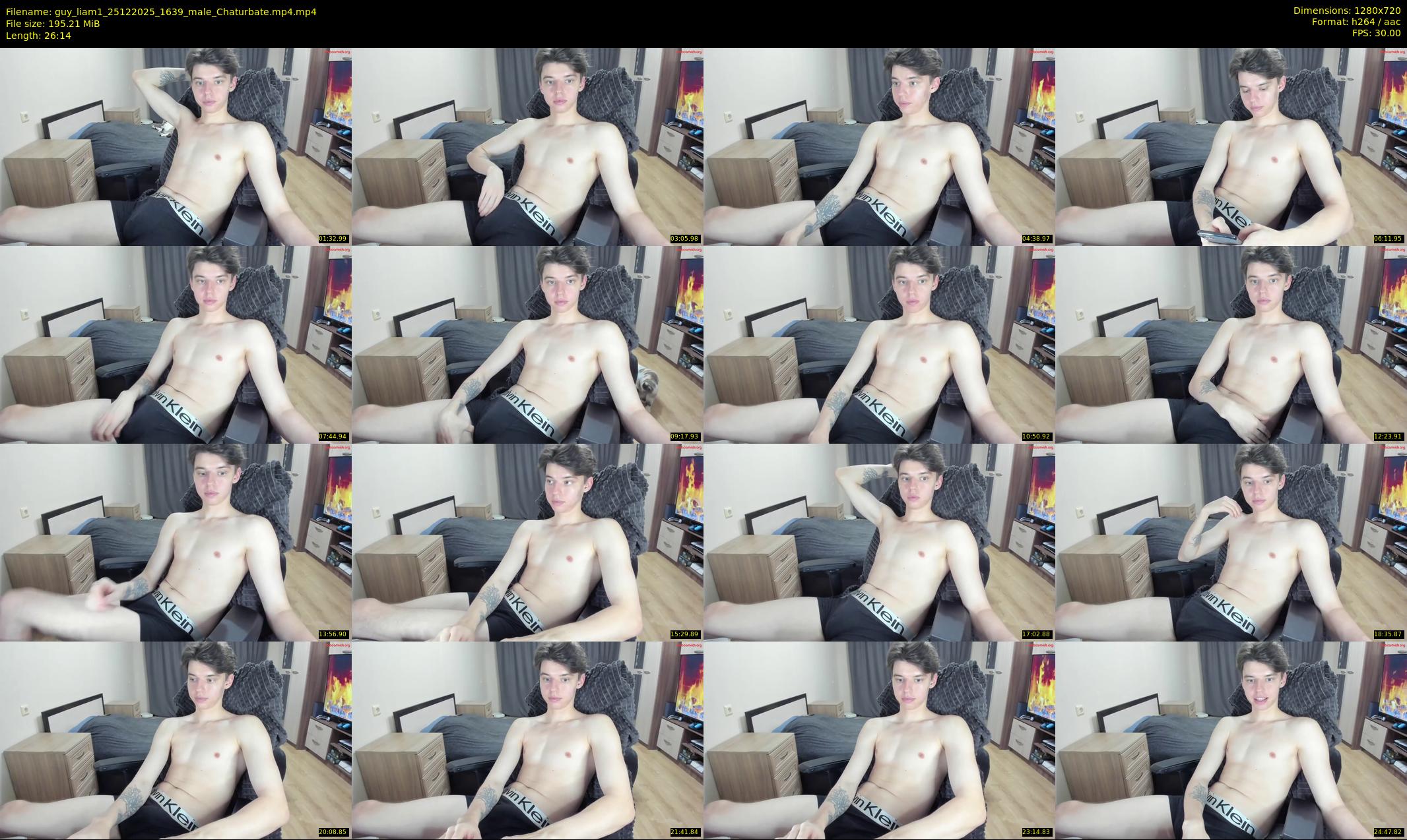 guy_liam1 — 27 minute Chaturbate male cam show recording, 720p, Dec 25, 2025