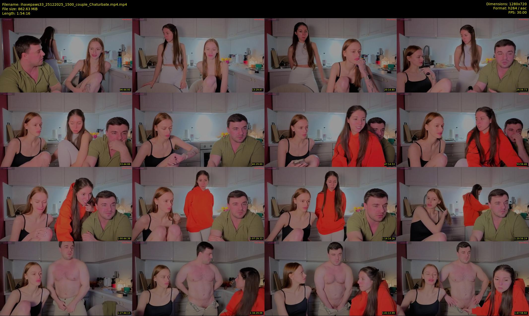 ihavepaws33 — 115 minute Chaturbate couple cam show recording, 720p, Dec 25, 2025