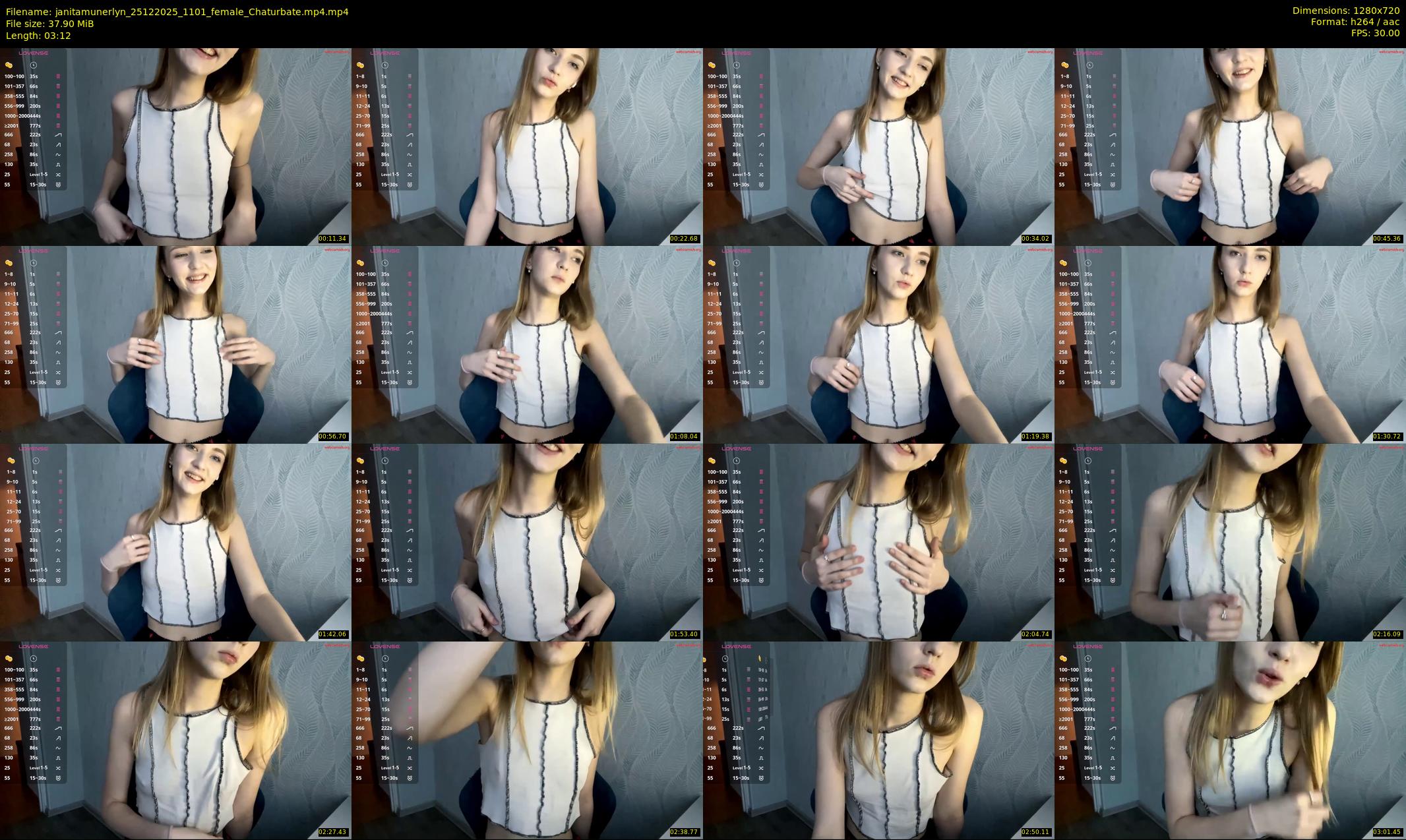 janitamunerlyn — 4 minute Chaturbate female cam show recording, 720p, Dec 25, 2025