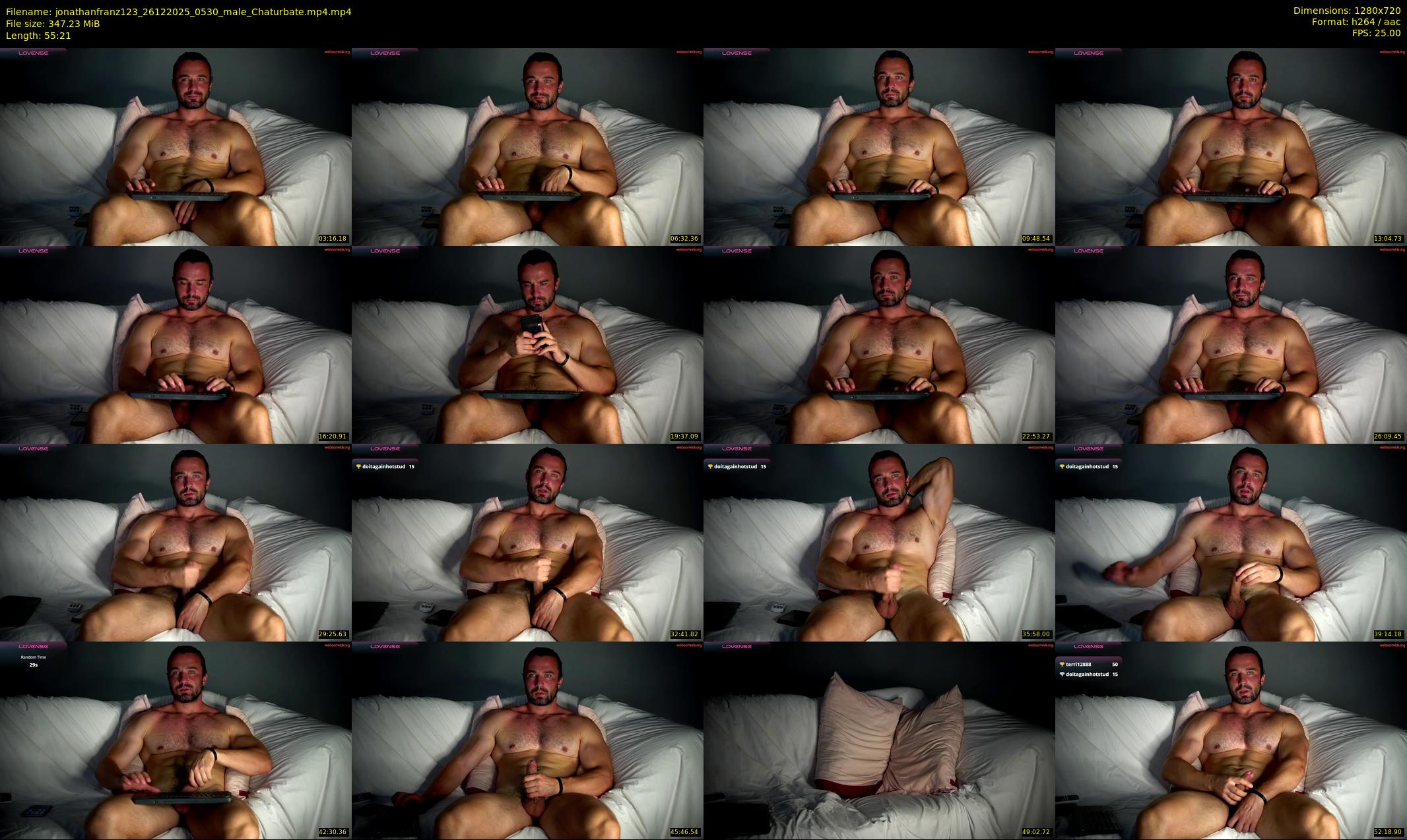jonathanfranz123 — 56 minute Chaturbate male cam show recording, 720p, Dec 26, 2025