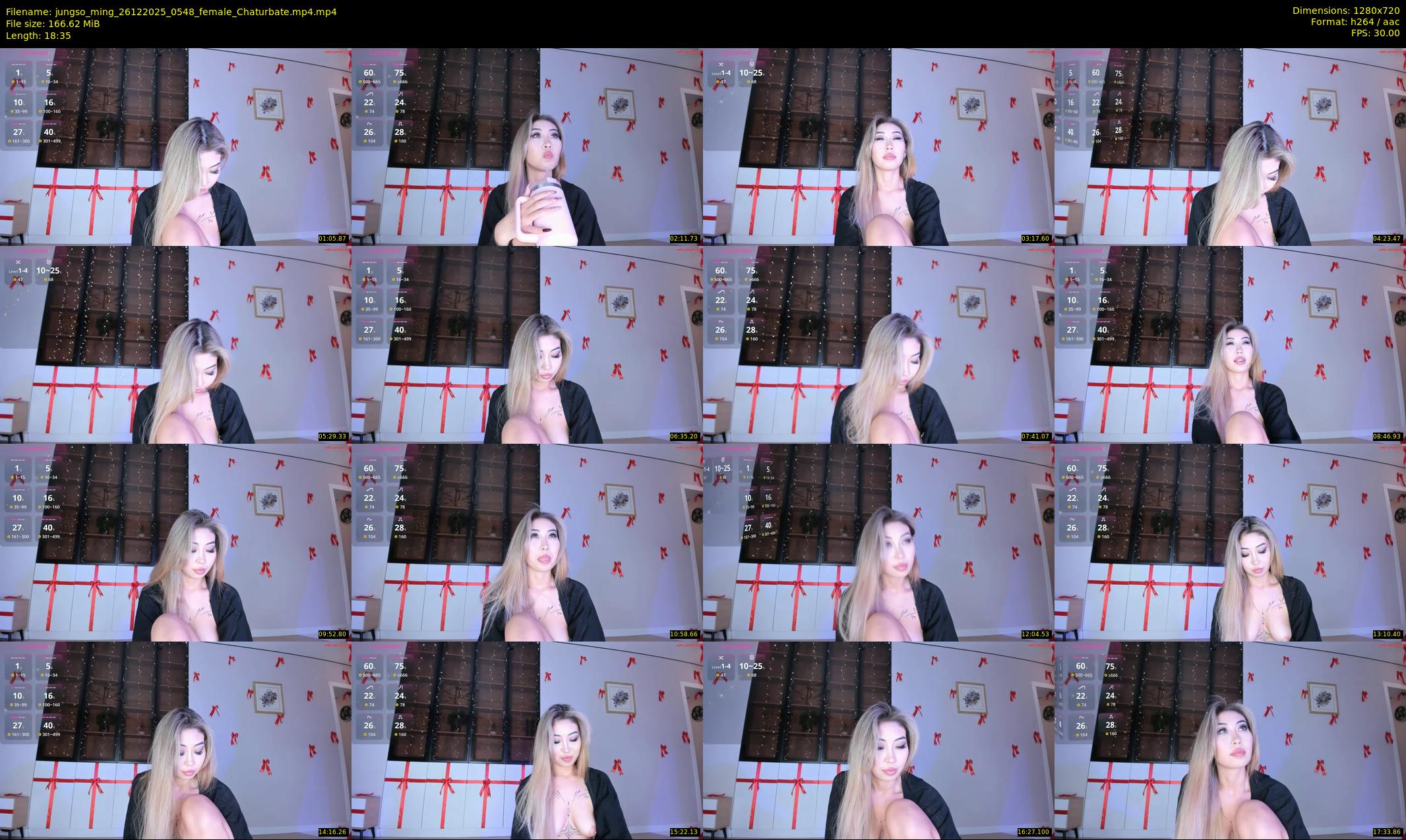jungso_ming — 19 minute Chaturbate female cam show recording, 720p, Dec 26, 2025