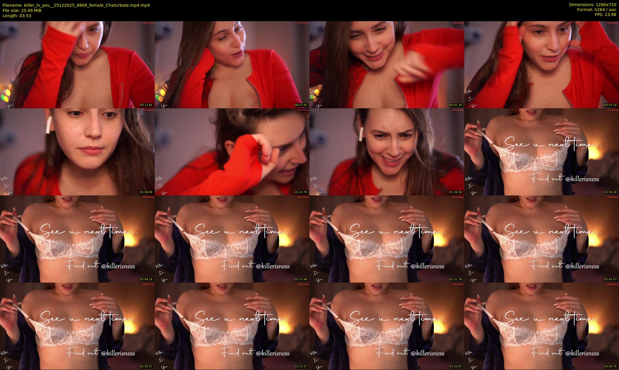 killer_in_you_ — 4 minute Chaturbate female cam show recording, 720p, Dec 25, 2025