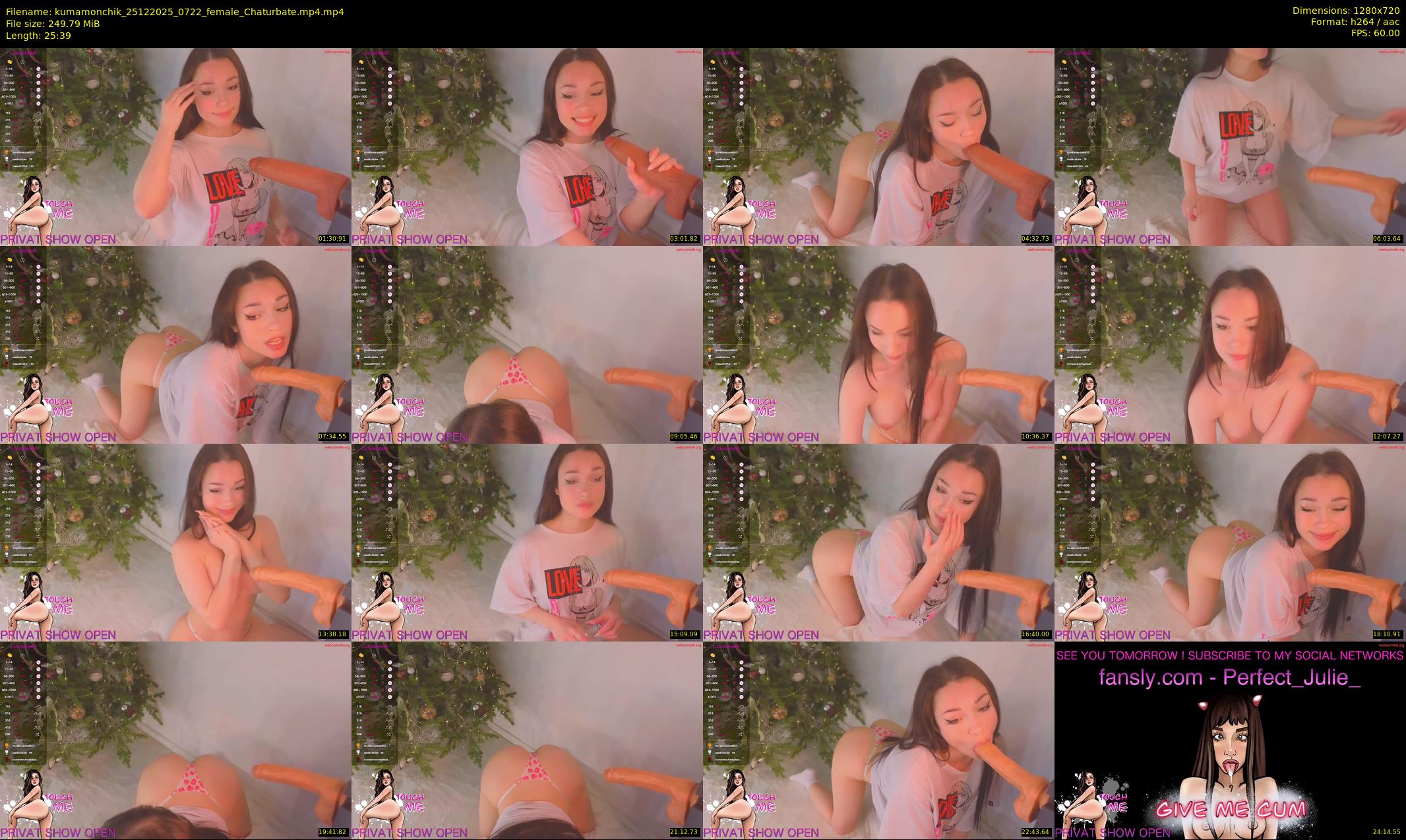 kumamonchik — 26 minute Chaturbate couple cam show recording, 720p, Dec 25, 2025