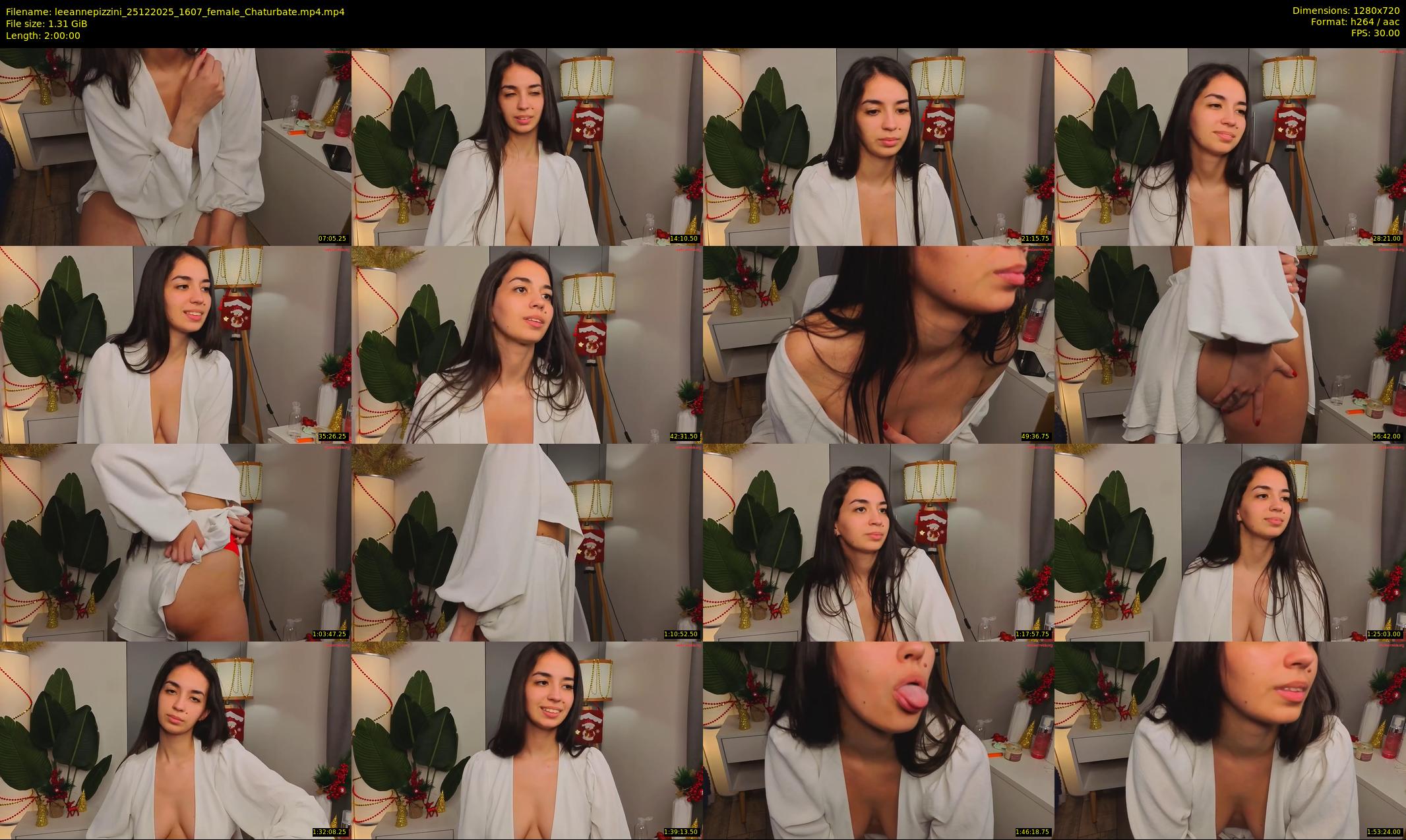 leeannepizzini — 120 minute Chaturbate female cam show recording, 720p, Dec 25, 2025