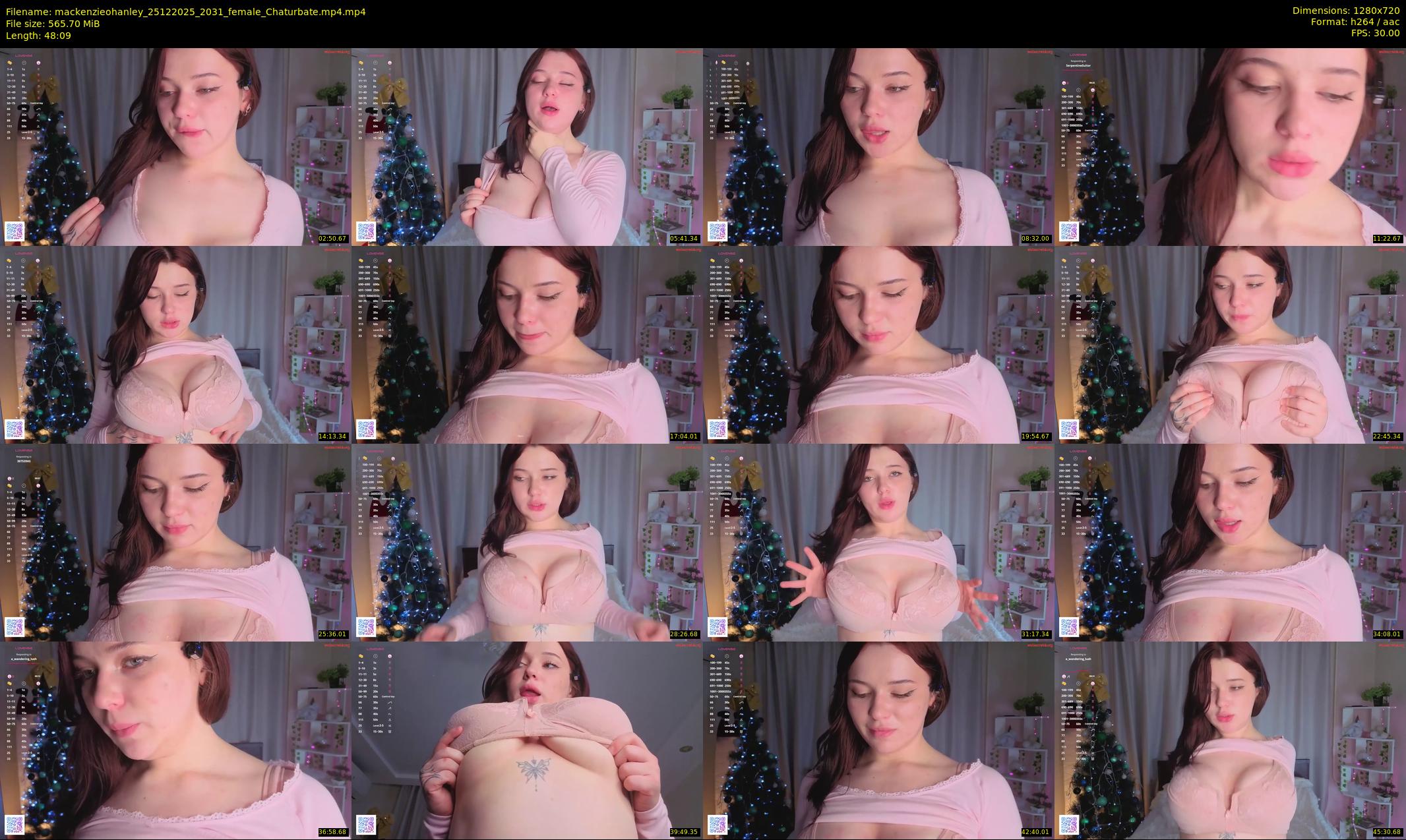 mackenzieohanley — 49 minute Chaturbate female cam show recording, 720p, Dec 25, 2025