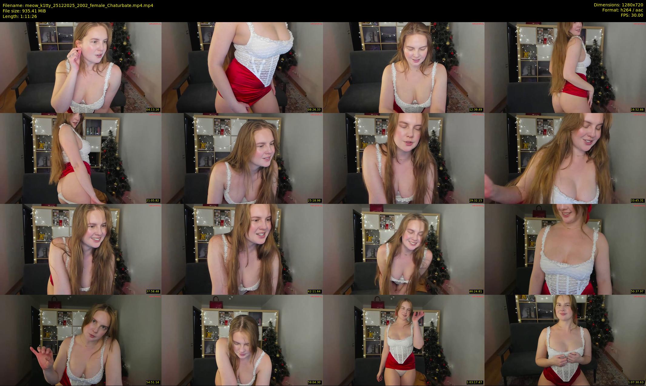 meow_k1tty — 72 minute Chaturbate female cam show recording, 720p, Dec 25, 2025