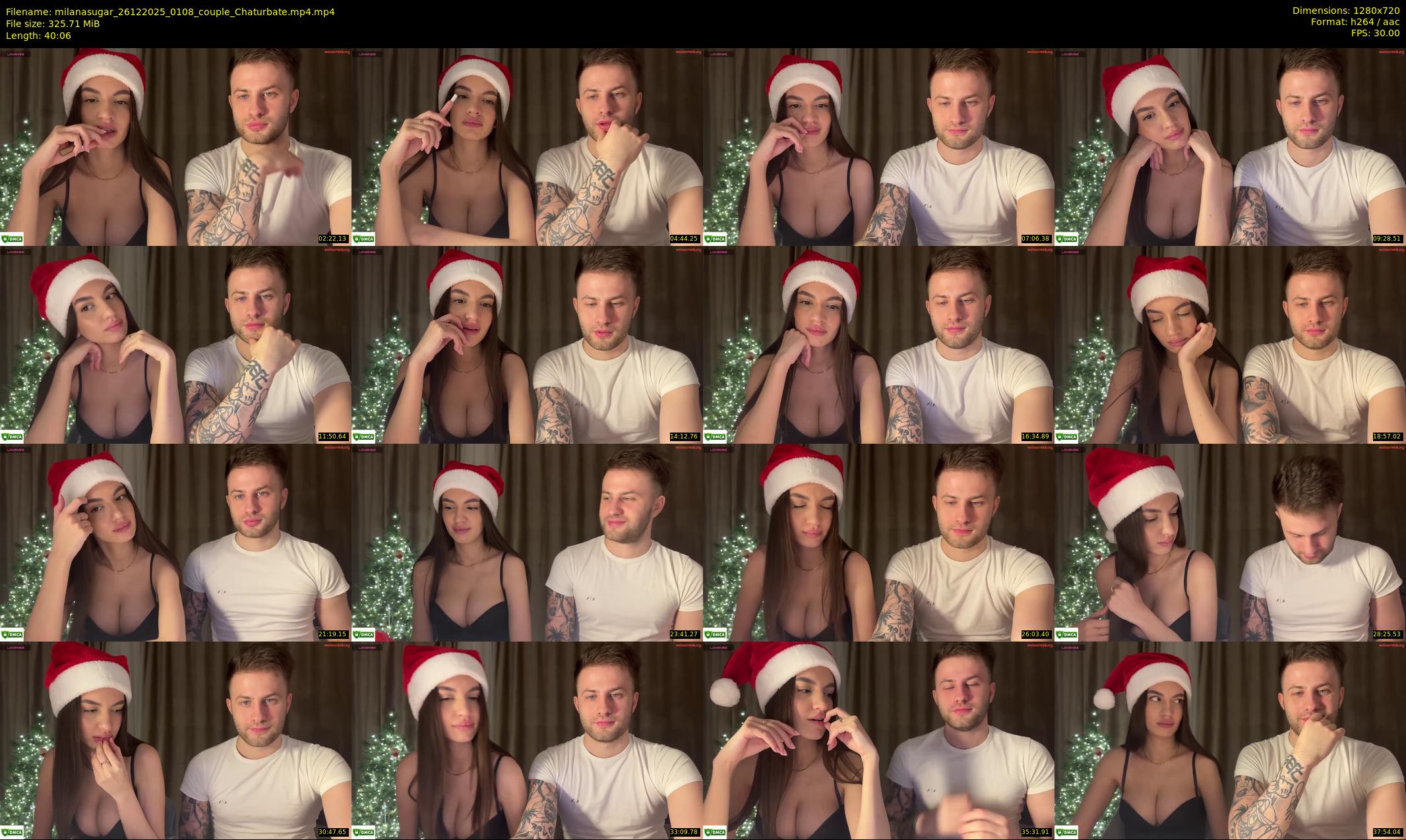 milanasugar — 41 minute Chaturbate couple cam show recording, 720p, Dec 26, 2025