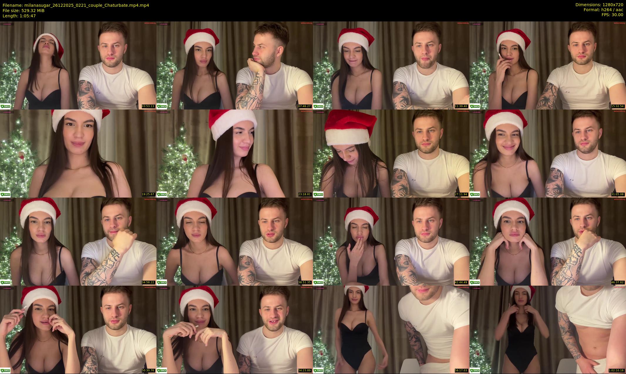 milanasugar — 66 minute Chaturbate couple cam show recording, 720p, Dec 26, 2025