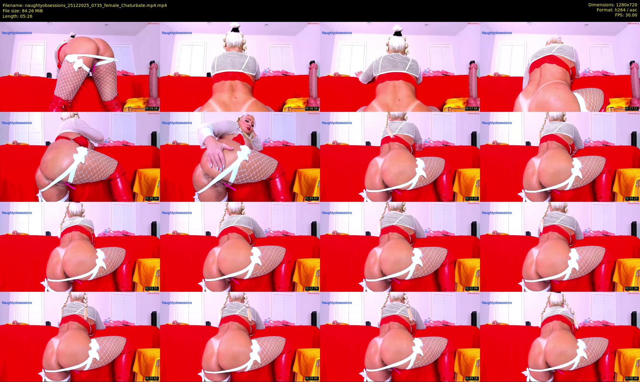 naughtyobsessions — 6 minute Chaturbate female cam show recording, 720p, Dec 25, 2025
