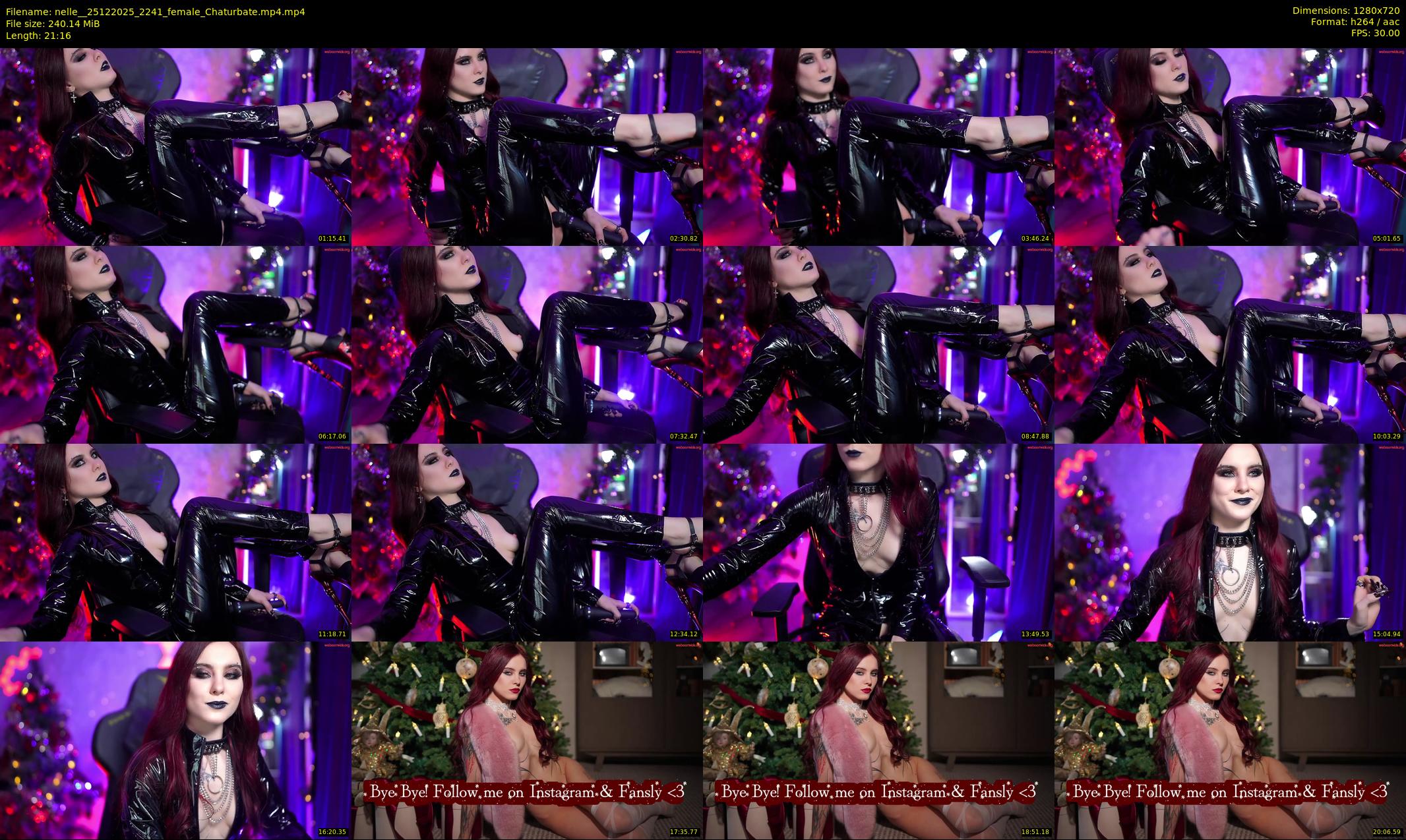 nelle_ — 22 minute Chaturbate female cam show recording, 720p, Dec 25, 2025