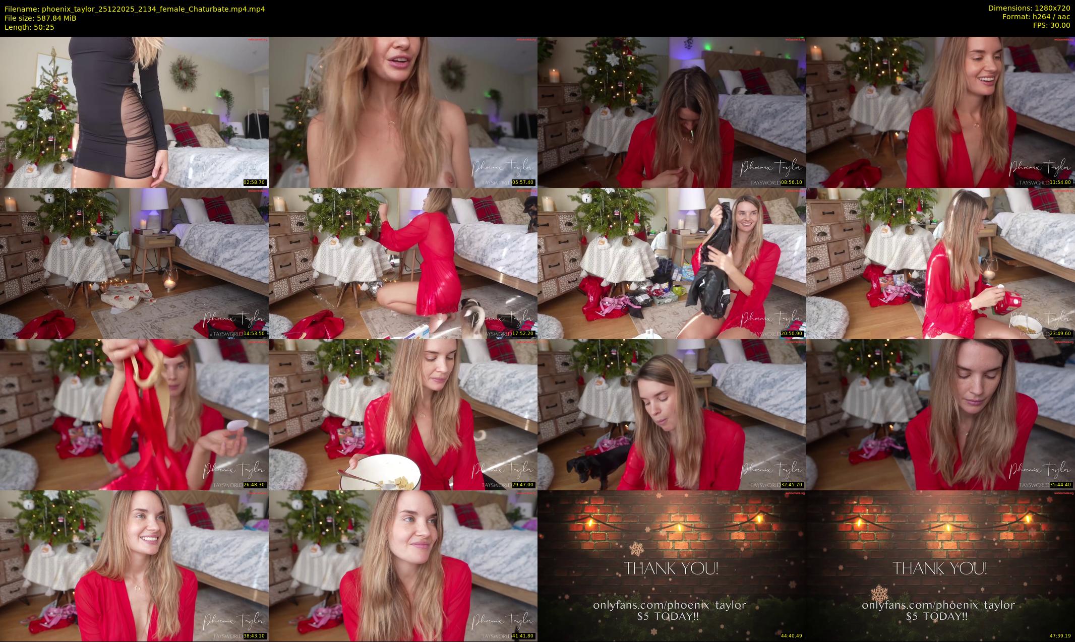 phoenix_taylor — 51 minute Chaturbate female cam show recording, 720p, Dec 25, 2025