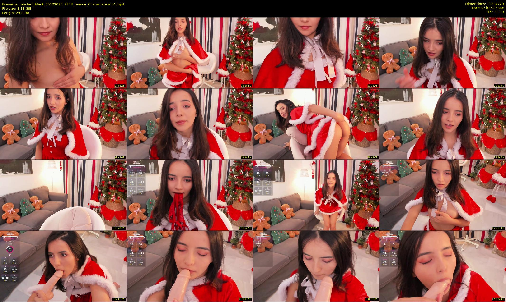 raychell_black — 120 minute Chaturbate female cam show recording, 720p, Dec 25, 2025