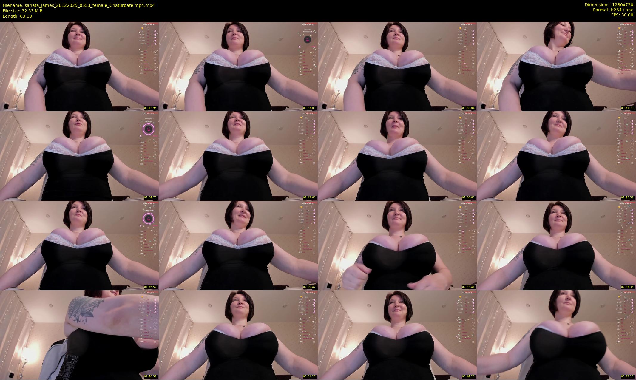sanata_james — 4 minute Chaturbate female cam show recording, 720p, Dec 26, 2025