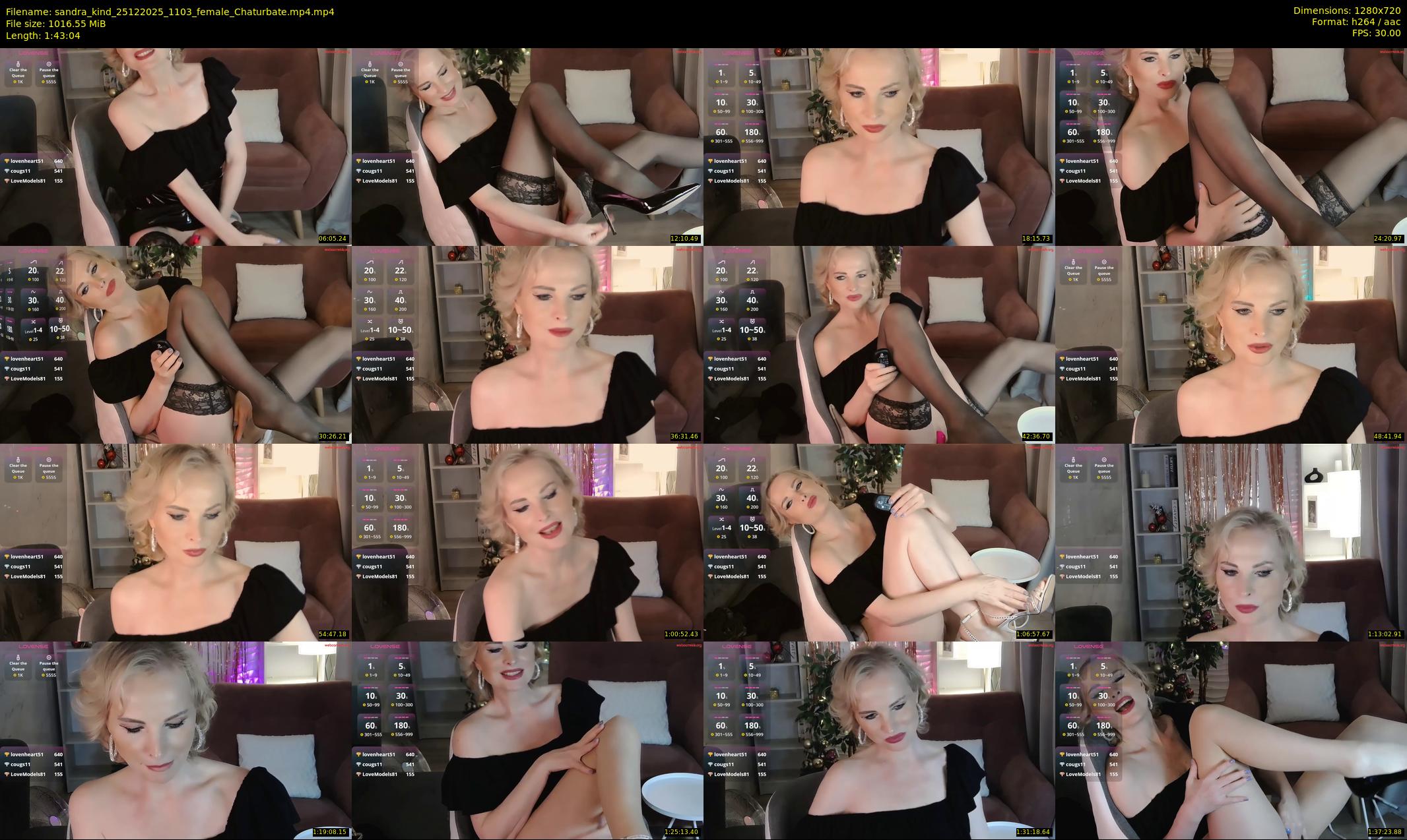 sandra_kind — 104 minute Chaturbate female cam show recording, 720p, Dec 25, 2025