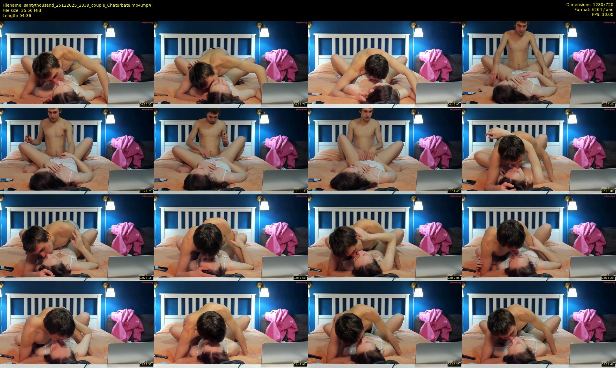 santythousand — 5 minute Chaturbate couple cam show recording, 720p, Dec 25, 2025