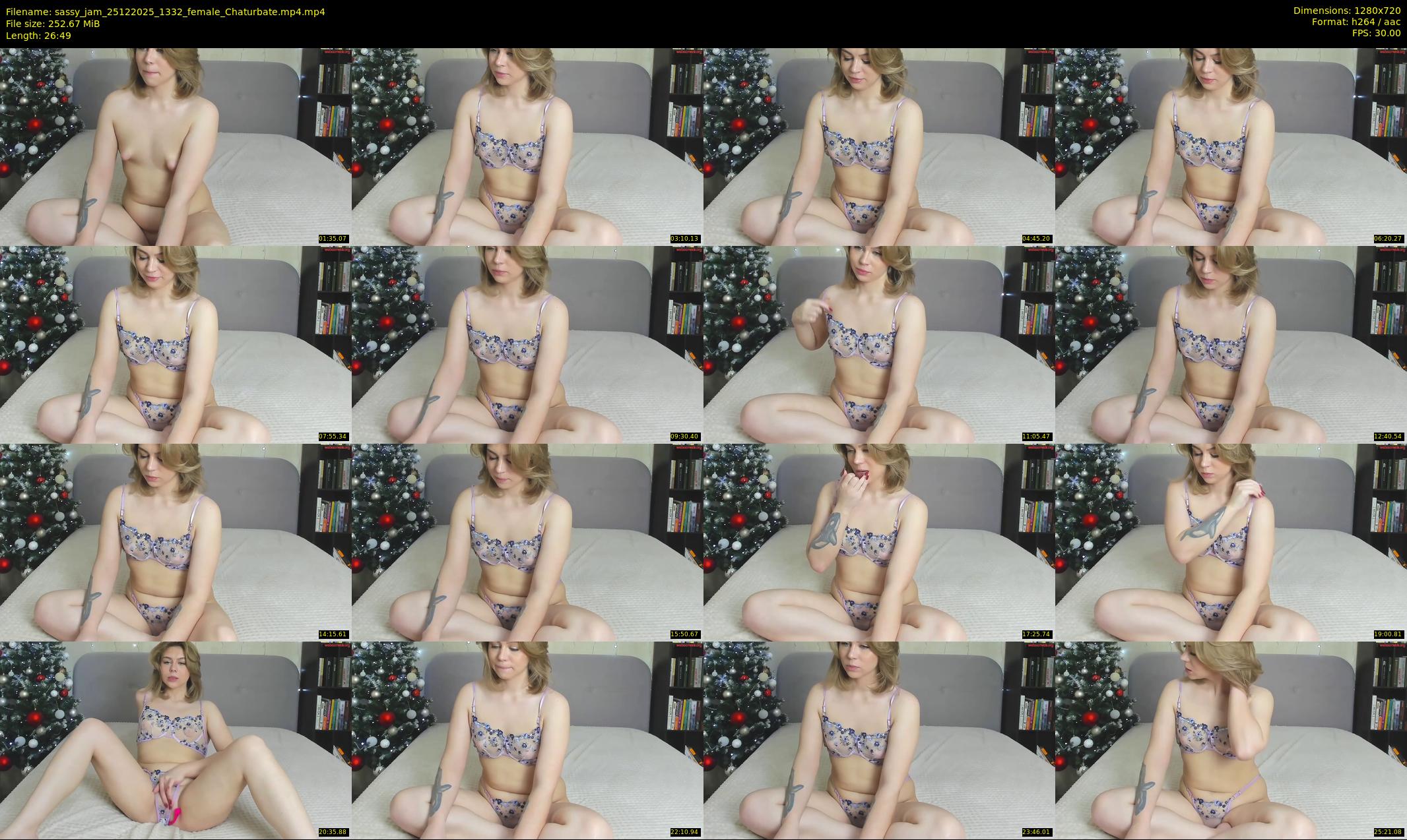 sassy_jam — 27 minute Chaturbate female cam show recording, 720p, Dec 25, 2025