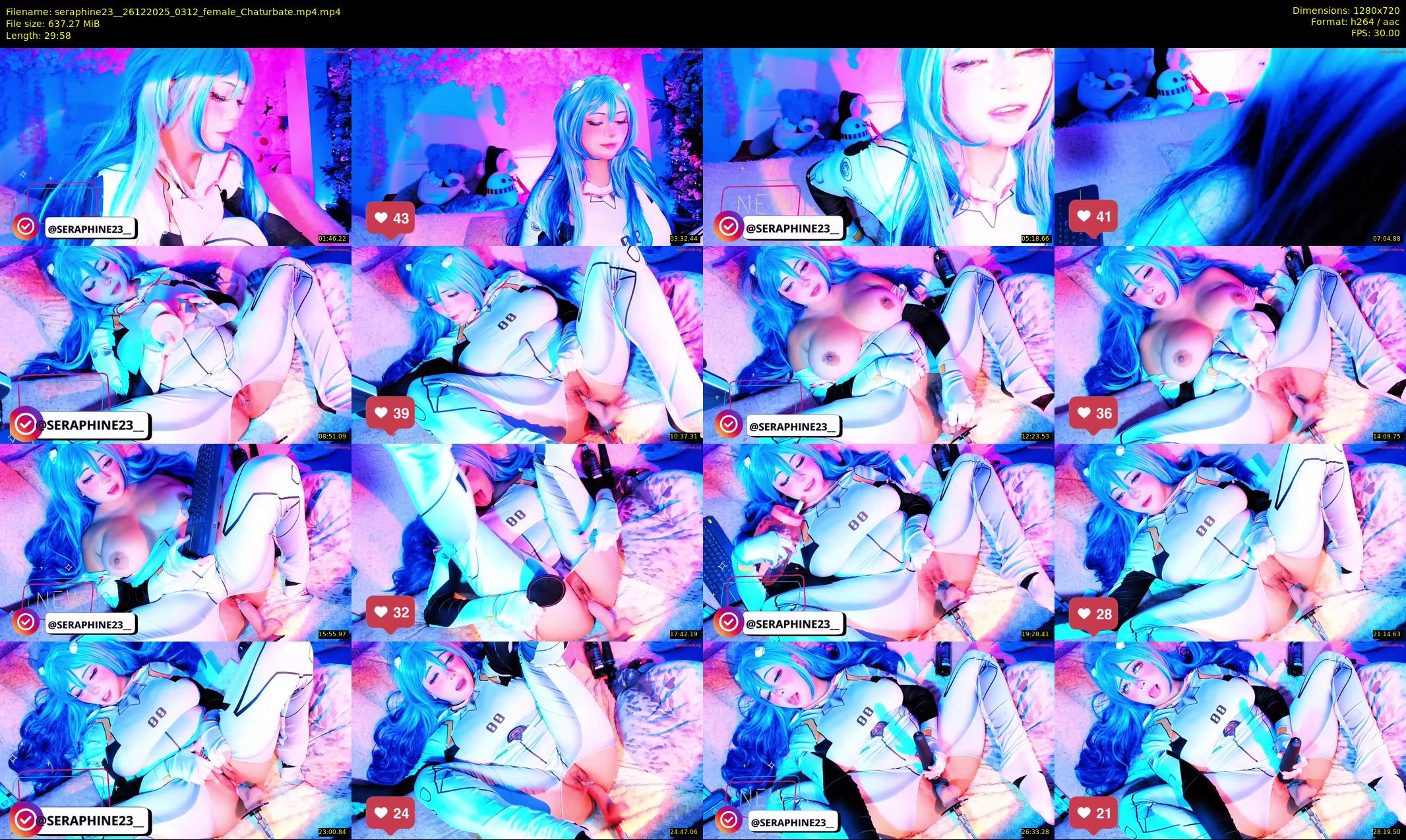 seraphine23_ — 30 minute Chaturbate female cam show recording, 720p, Dec 26, 2025
