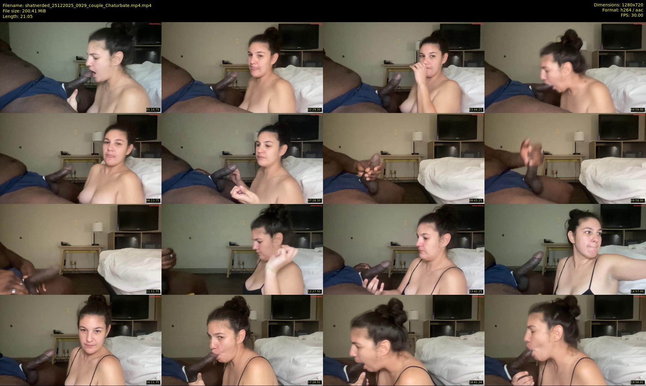 shatnerded — 22 minute Chaturbate couple cam show recording, 720p, Dec 25, 2025