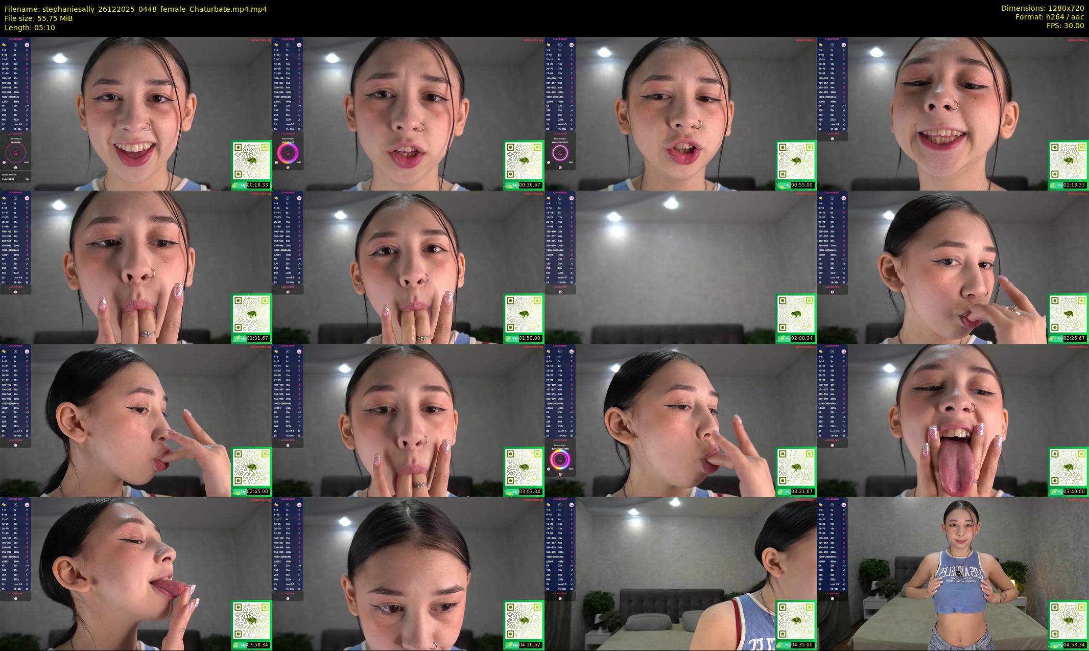 stephaniesally — 6 minute Chaturbate female cam show recording, 720p, Dec 26, 2025
