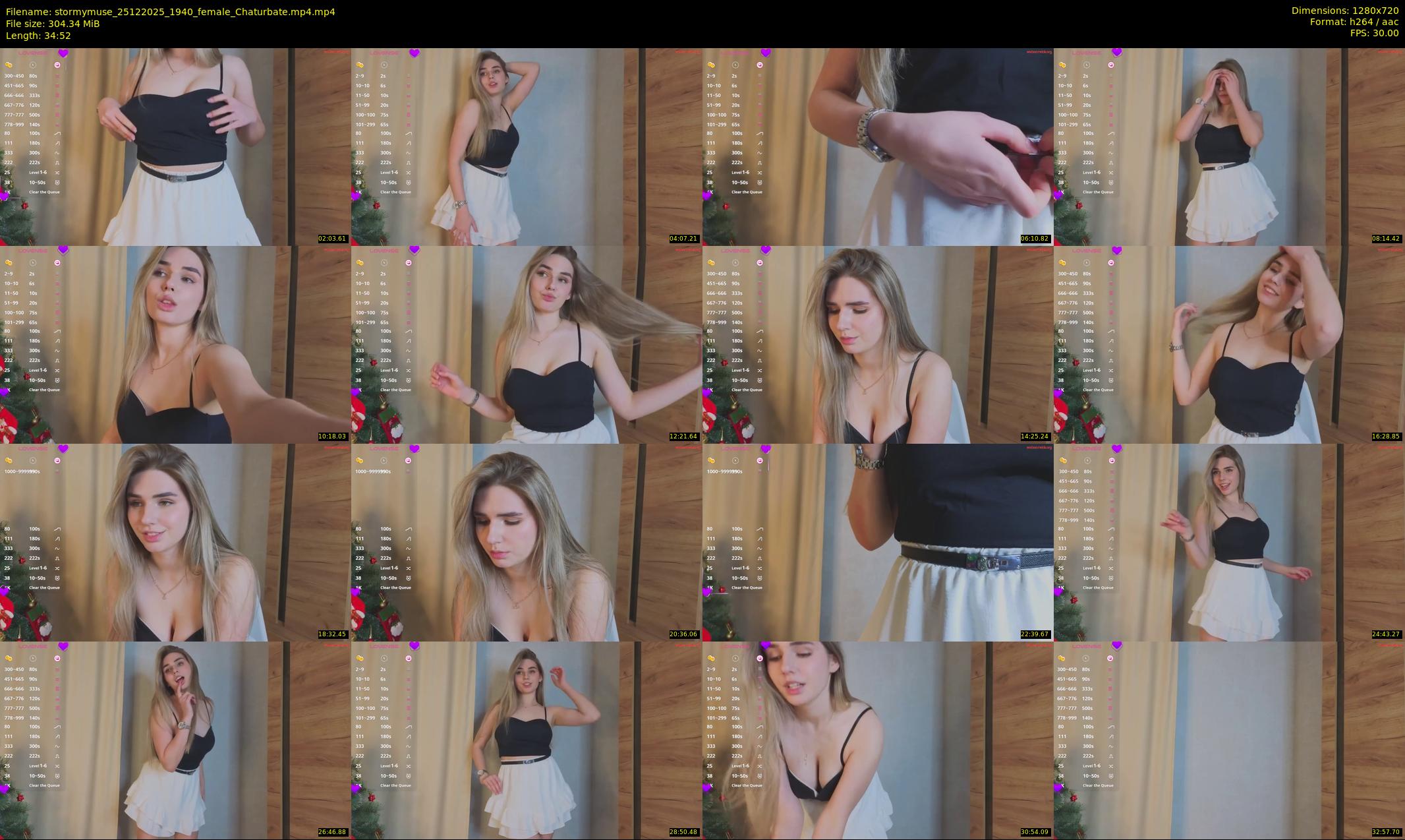 stormymuse — 35 minute Chaturbate female cam show recording, 720p, Dec 25, 2025