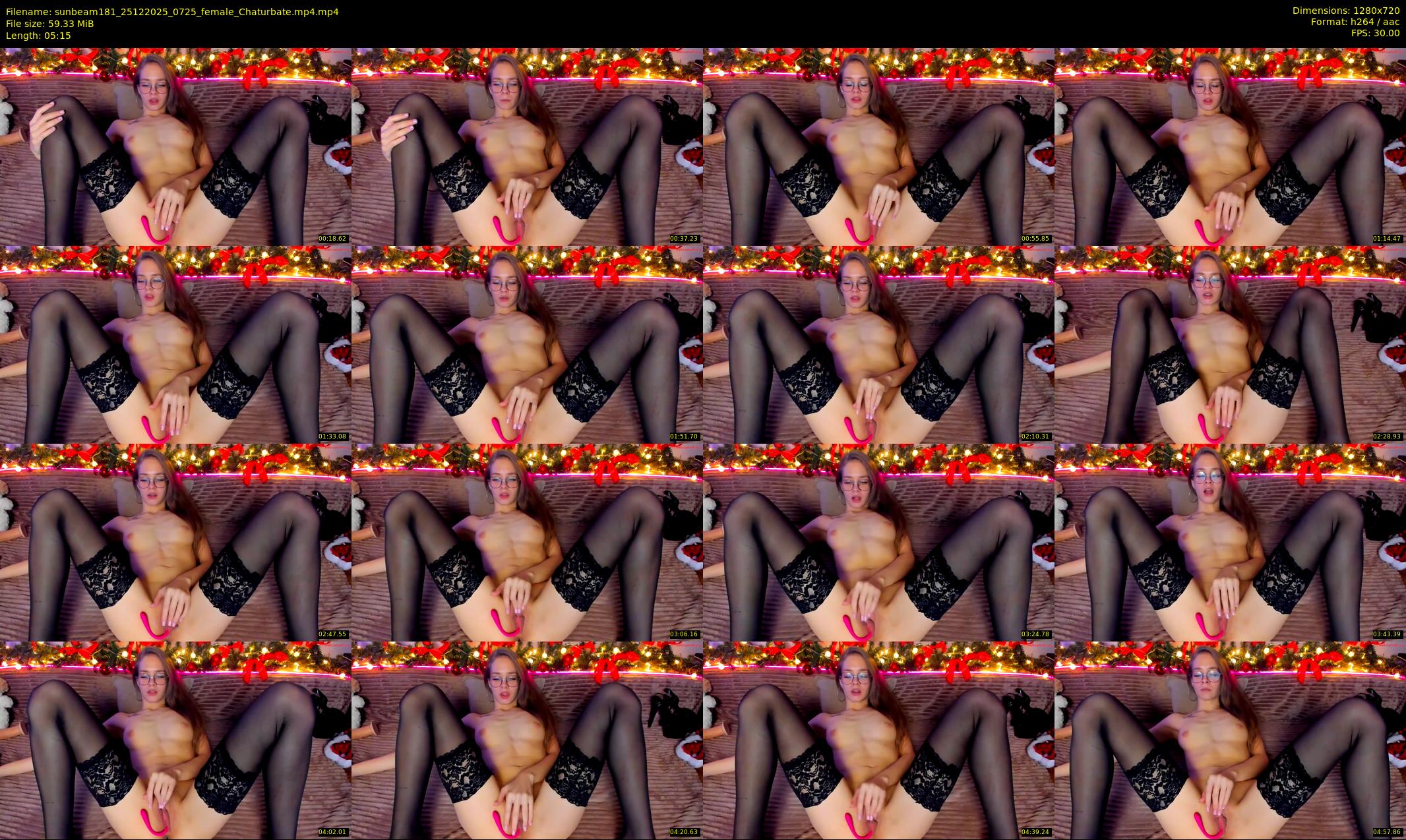 sunbeam181 — 6 minute Chaturbate female cam show recording, 720p, Dec 25, 2025