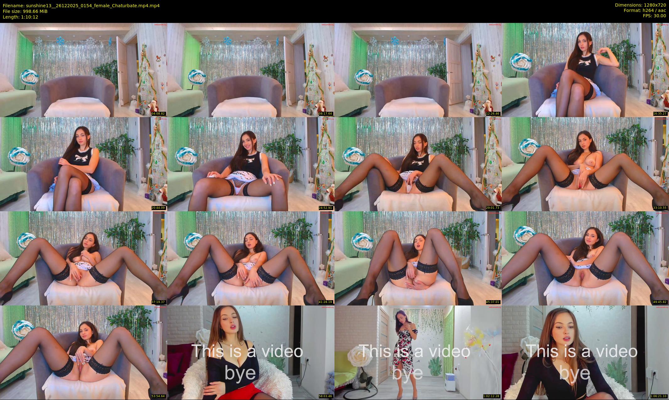 sunshine13_ — 71 minute Chaturbate female cam show recording, 720p, Dec 26, 2025