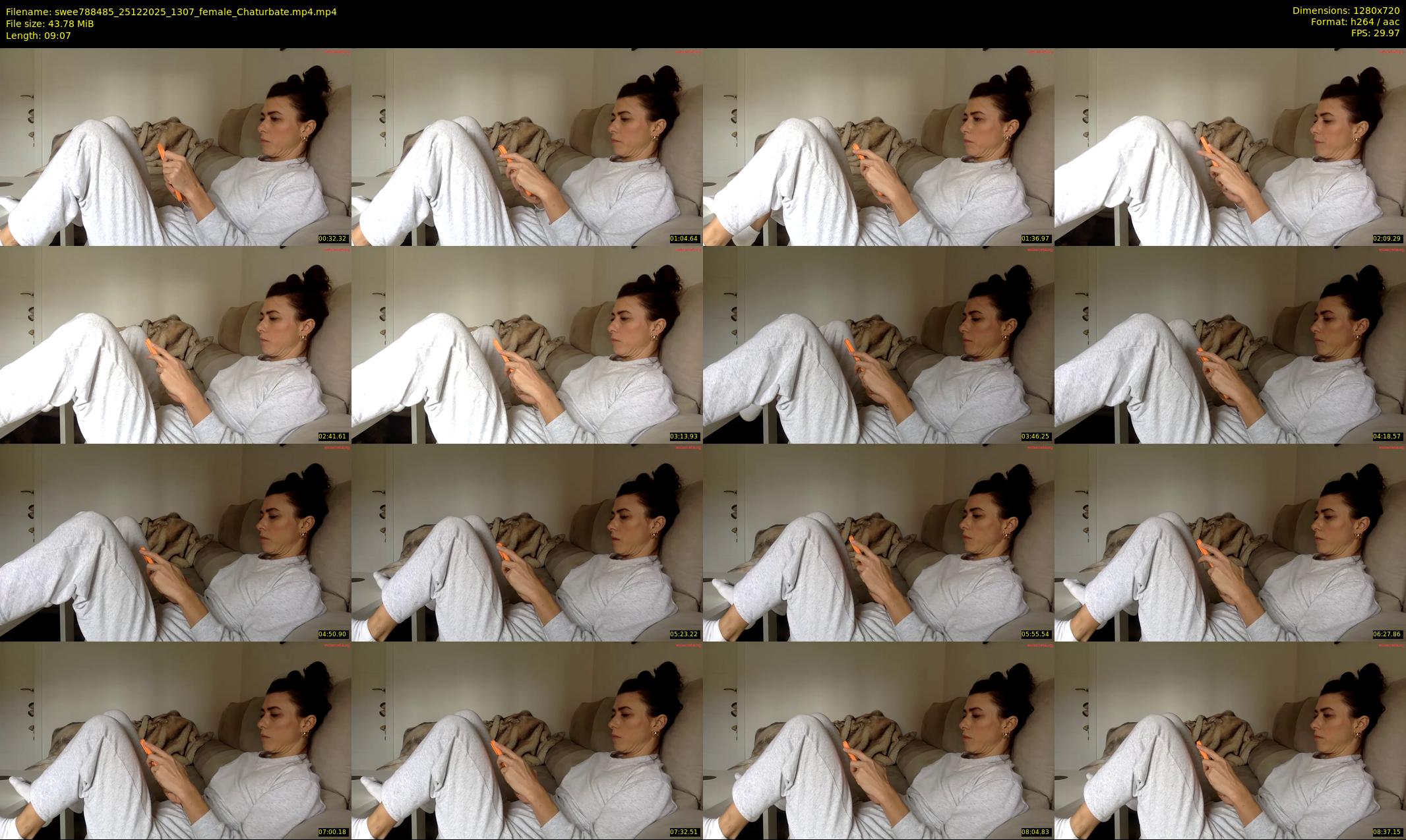 swee788485 — 10 minute Chaturbate female cam show recording, 720p, Dec 25, 2025