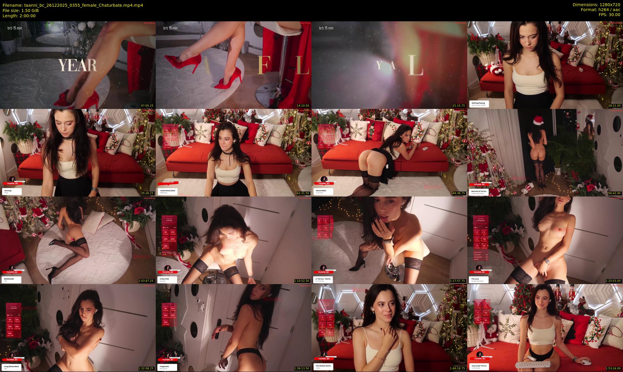 taanni_bc — 120 minute Chaturbate female cam show recording, 720p, Dec 26, 2025