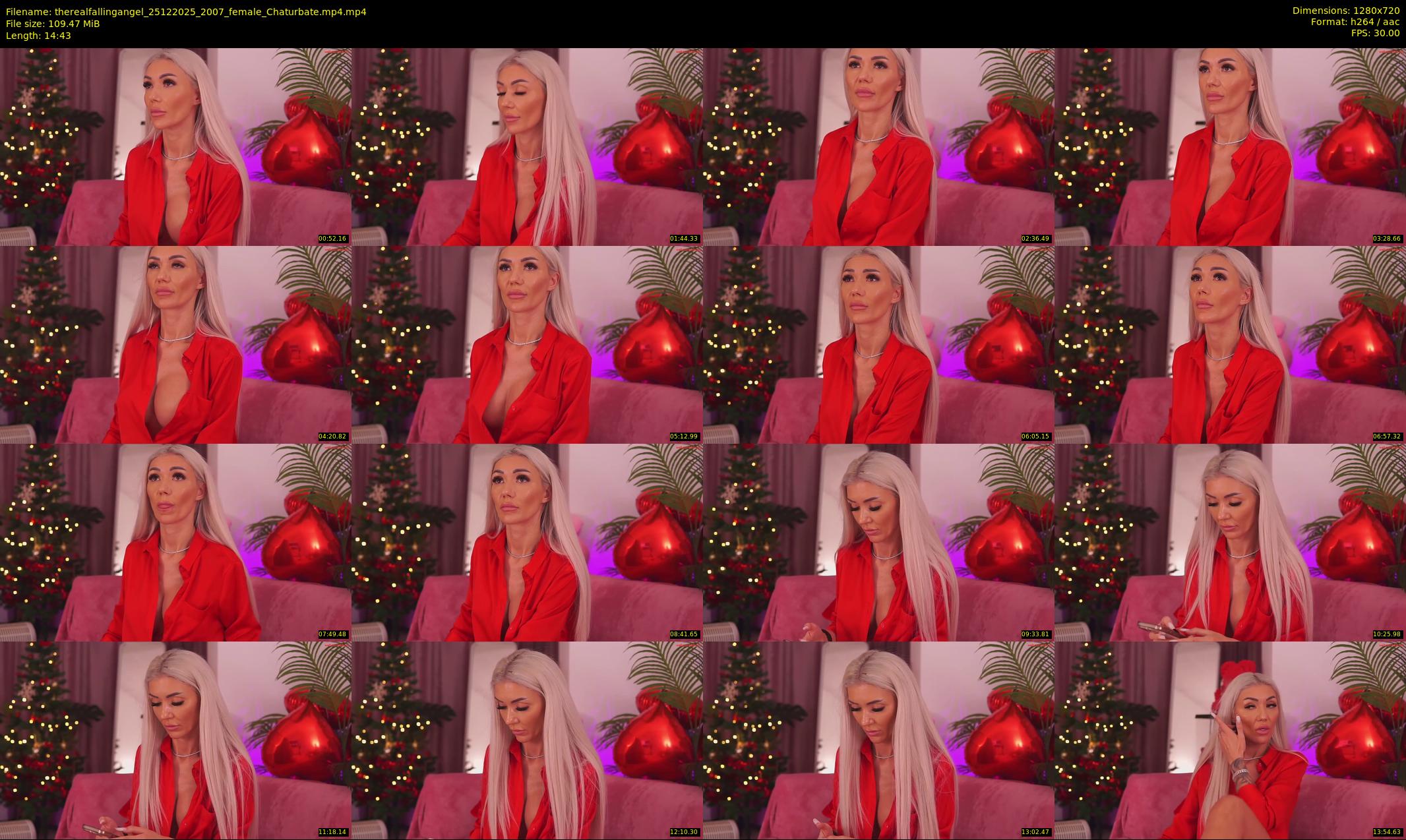 therealfallingangel — 15 minute Chaturbate female cam show recording, 720p, Dec 25, 2025