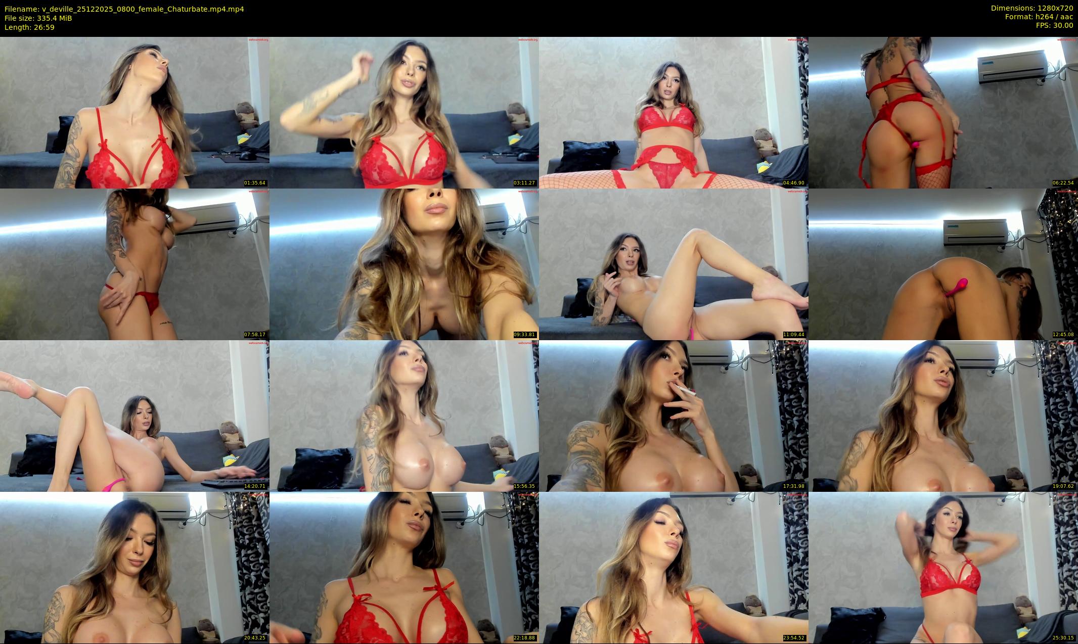 v_deville — 27 minute Chaturbate female cam show recording, 720p, Dec 25, 2025
