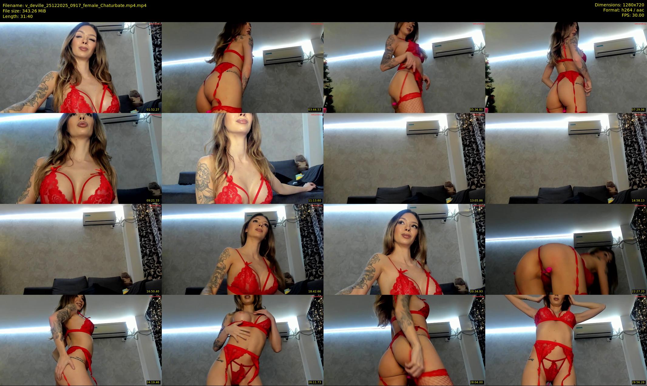 v_deville — 32 minute Chaturbate female cam show recording, 720p, Dec 25, 2025